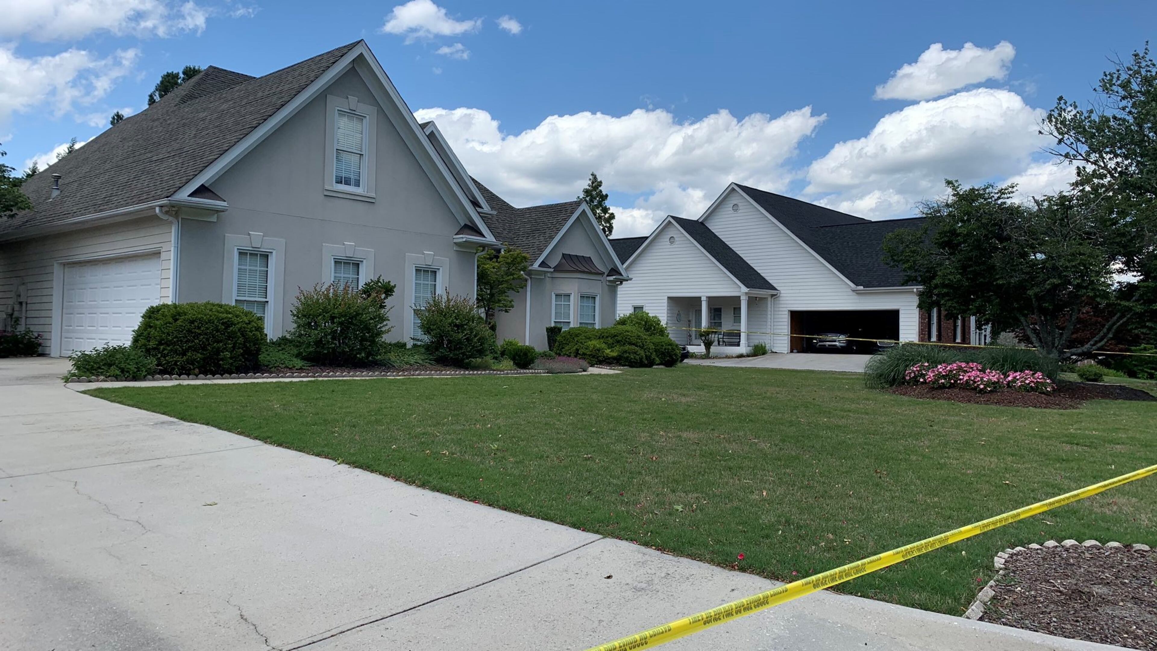 Police are investigating at the home in unincorporated Lawrenceville on Wednesday afternoon.