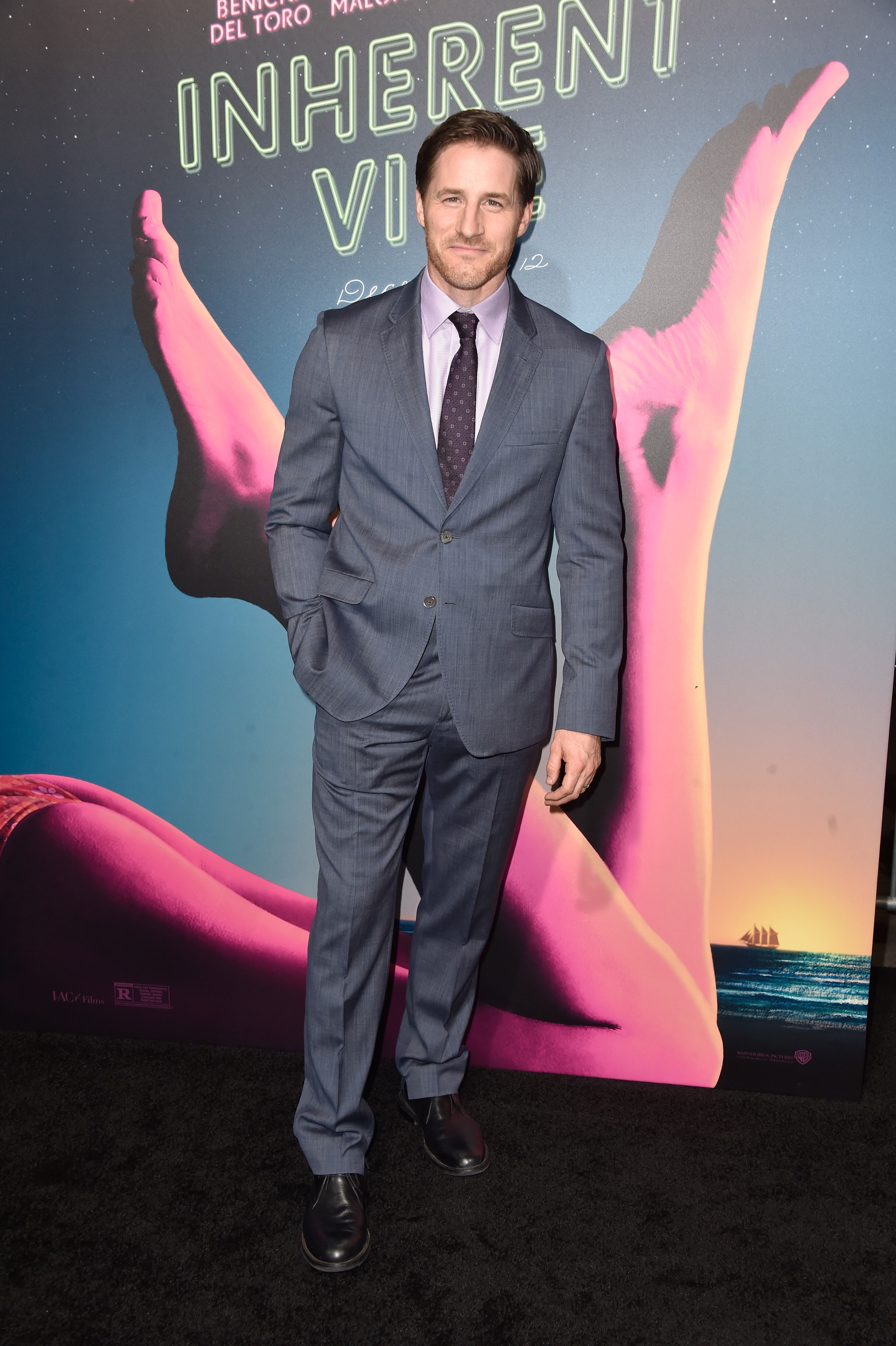 HOLLYWOOD, CA - DECEMBER 10: Actor Sam Jaeger attends the premiere of Warner Bros. Pictures' "Inherent Vice" at TCL Chinese Theatre on December 10, 2014 in Hollywood, California. (Photo by Frazer Harrison/Getty Images)