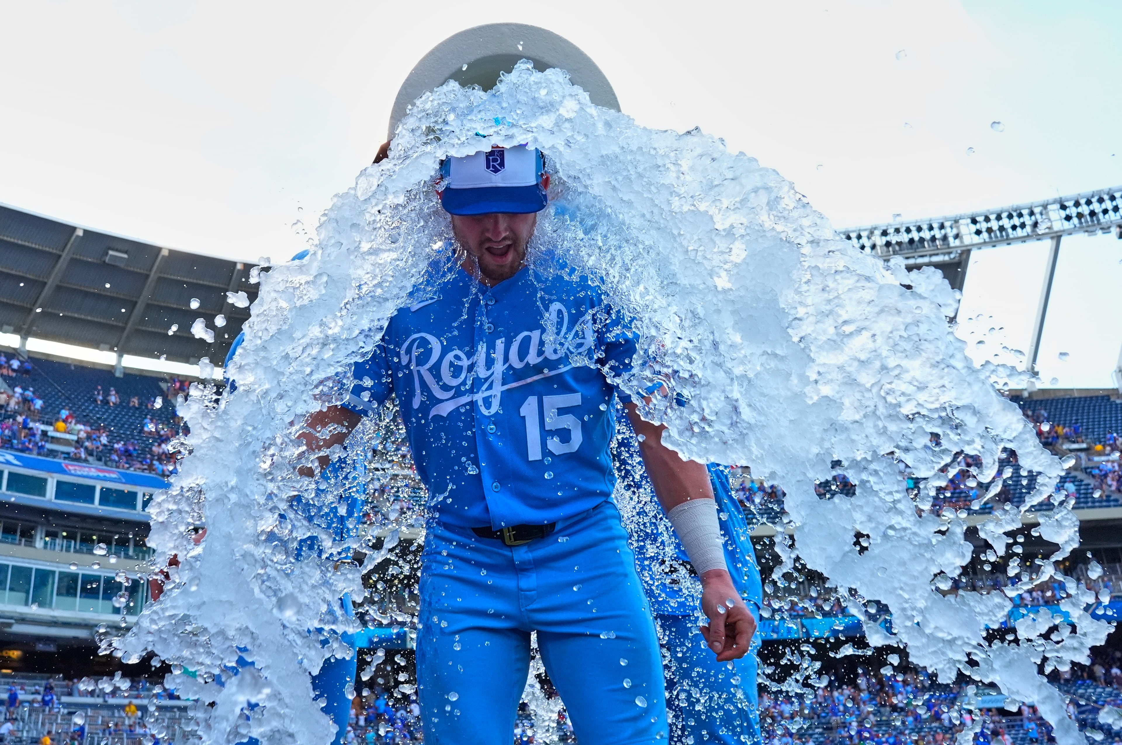 APTOPIX Padres Royals Baseball