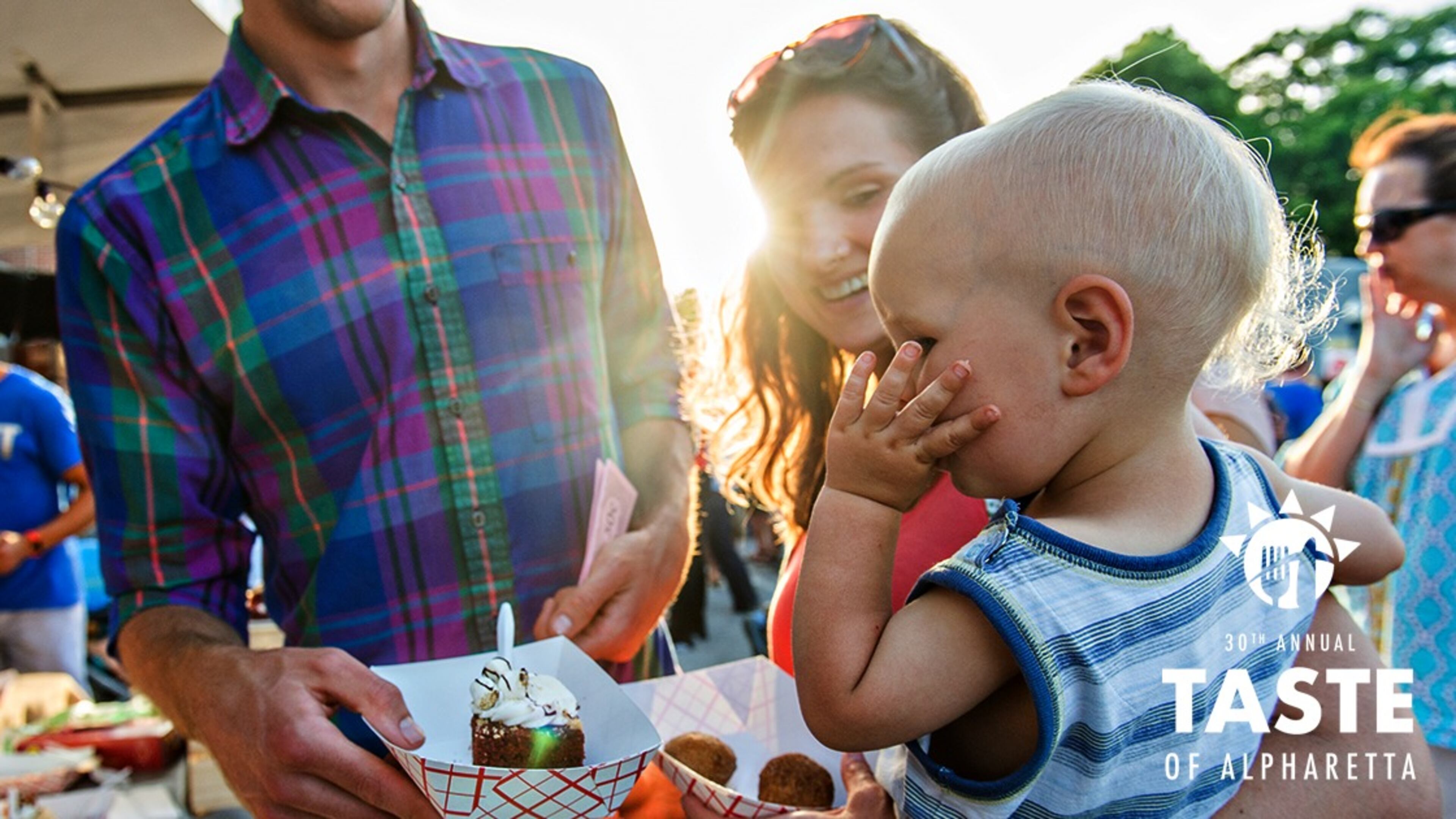 Hungry residents will be able to choose from 60 local restaurants at the 30th annual Taste of Alpharetta 5 to 10 p.m. Thursday, May 12. (Courtesy City of Alpharetta)