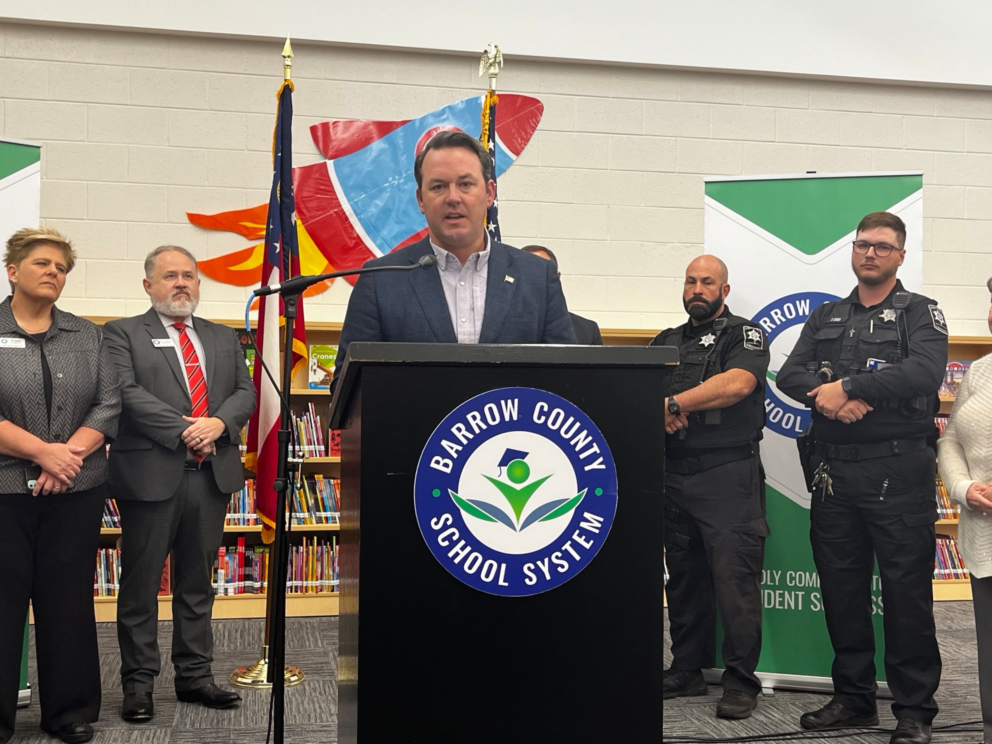 Lt. Gov. Burt Jones says a proposal he's backing to pay public school teachers to take firearms classes and carry guns is a response to mass shootings at schools. “It’s sad, but it is the sign of the times that we have to go to these lengths to protect our children, but it’s just where we are,” Jones said. AJC/Greg Bluestein