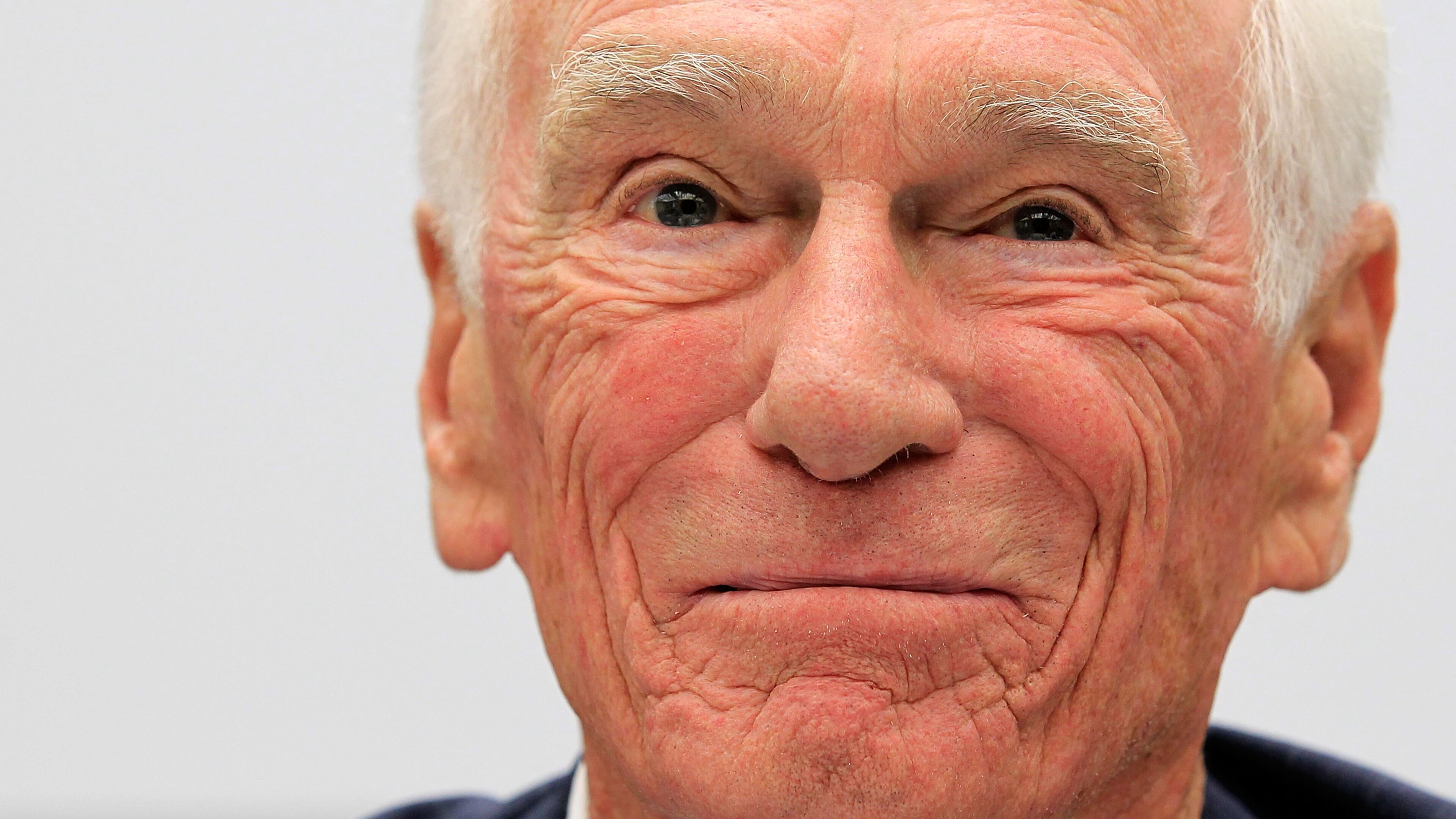 WASHINGTON, DC - MAY 26: Retired Navy Captain and commander of Apollo 17 Eugene Cernan testifies during a hearing before the House Science and Technology Committee May 26, 2010 on Capitol Hill in Washington, DC. The hearing was to review proposed human spaceflight plan by NASA. (Photo by Alex Wong/Getty Images)
