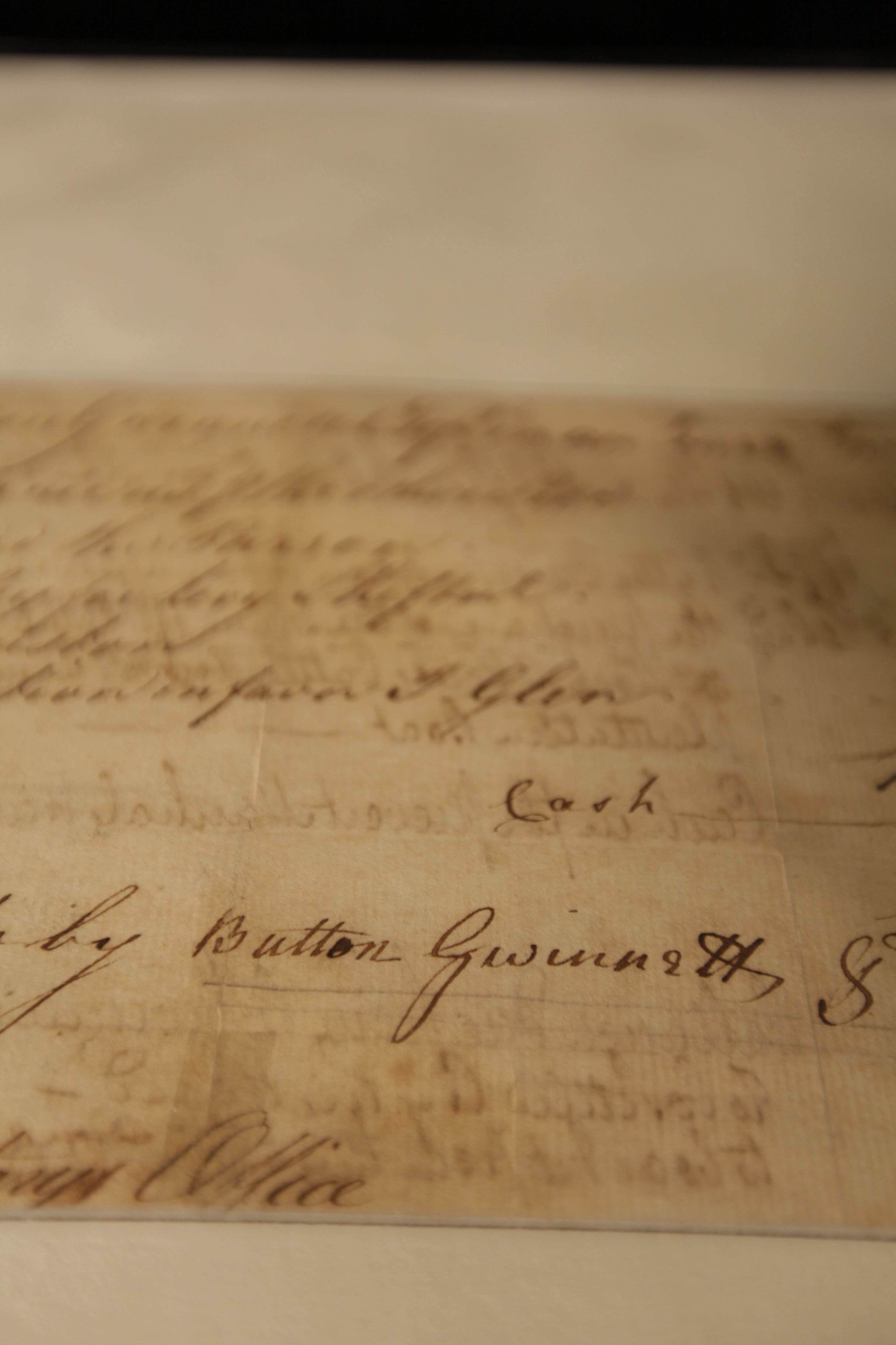 Button Gwinnett, signer of the Declaration of Independence, has the most valuable autograph among all Americans.