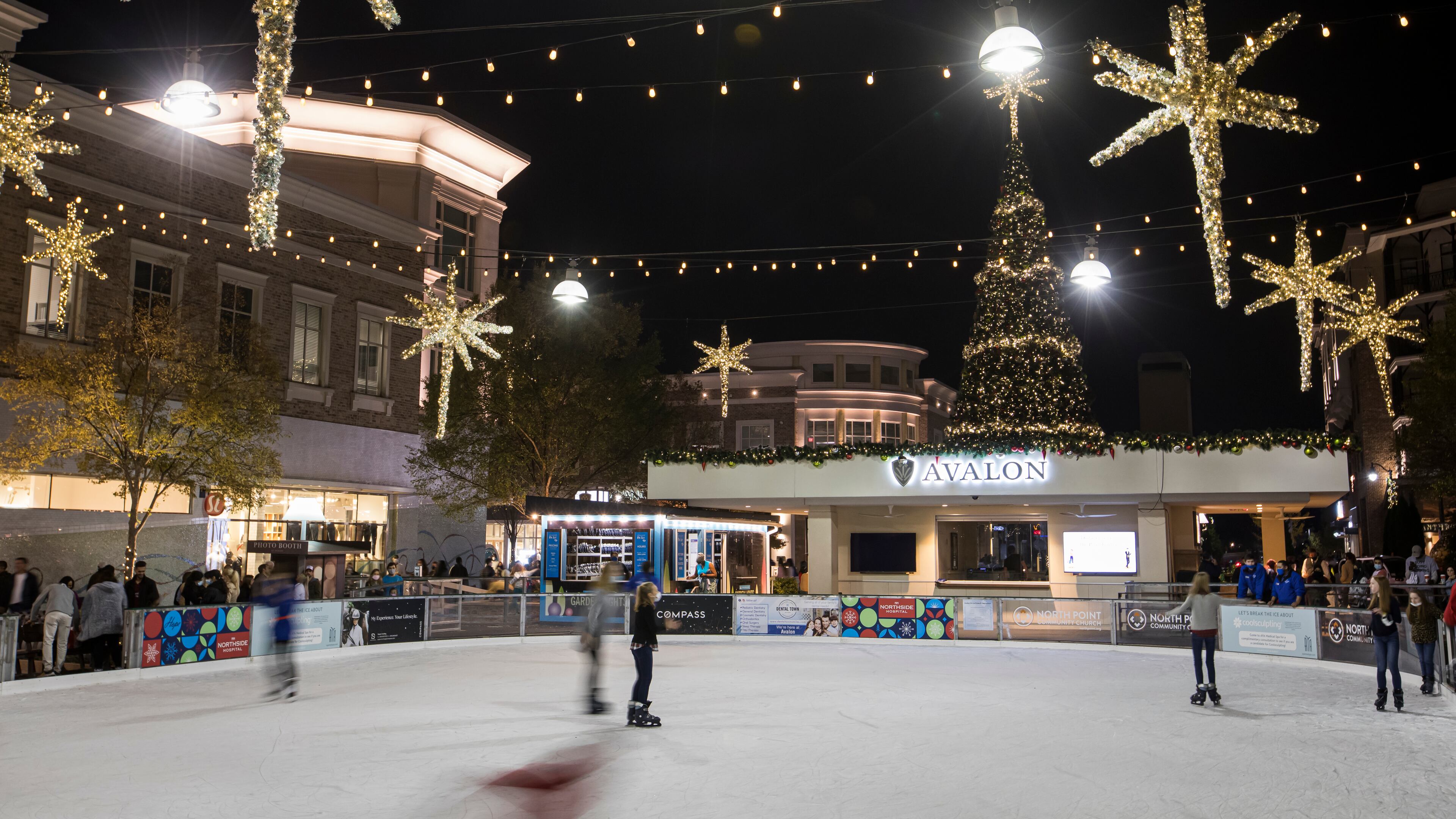 Alpharetta is ready to usher in the new year with fun for everyone in the family. Shown here: Avalon On Ice. (Courtesy Avalon)