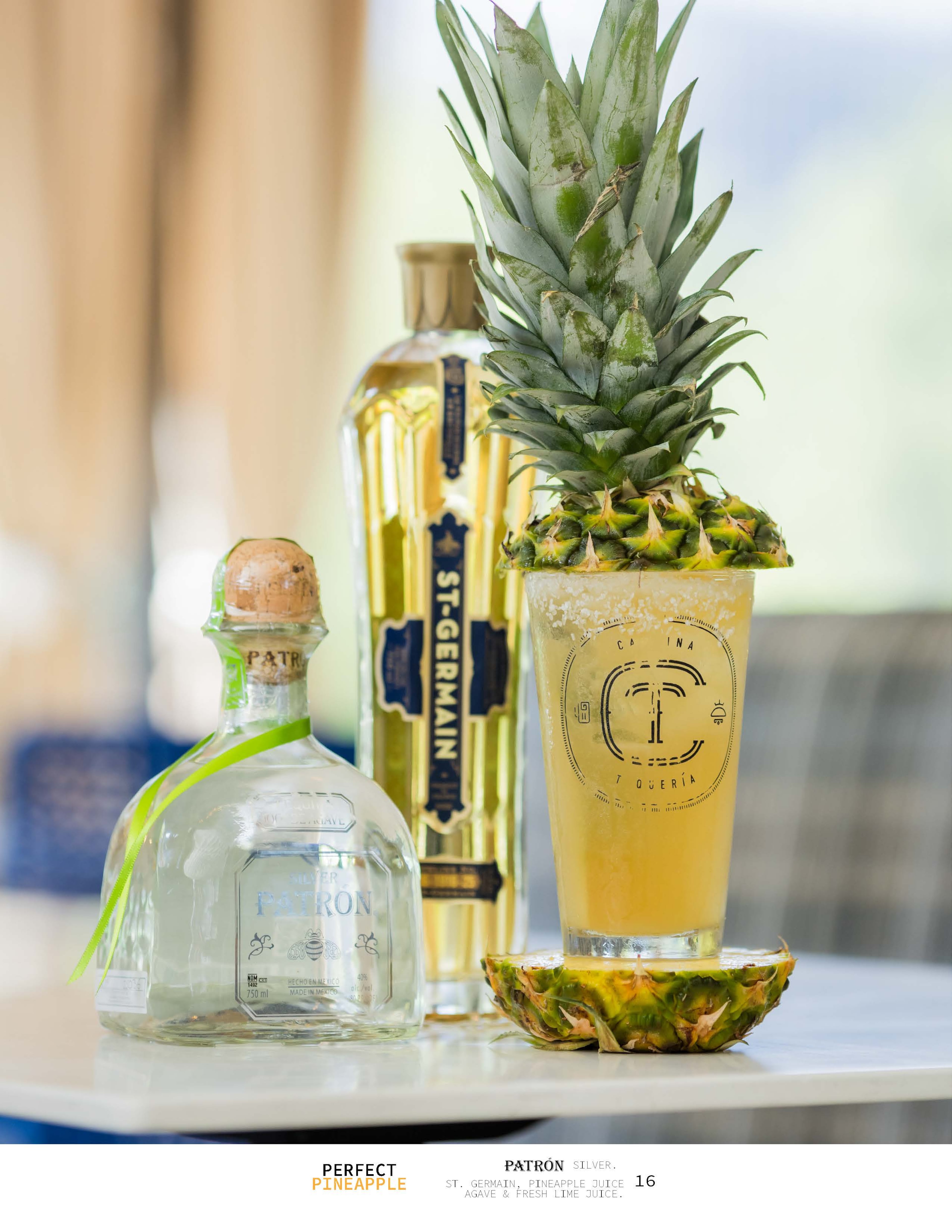 One of the bar offerings at CT Cantina & Taqueria is a pineapple margarita. (Courtesy of CT Cantina & Taqueria)