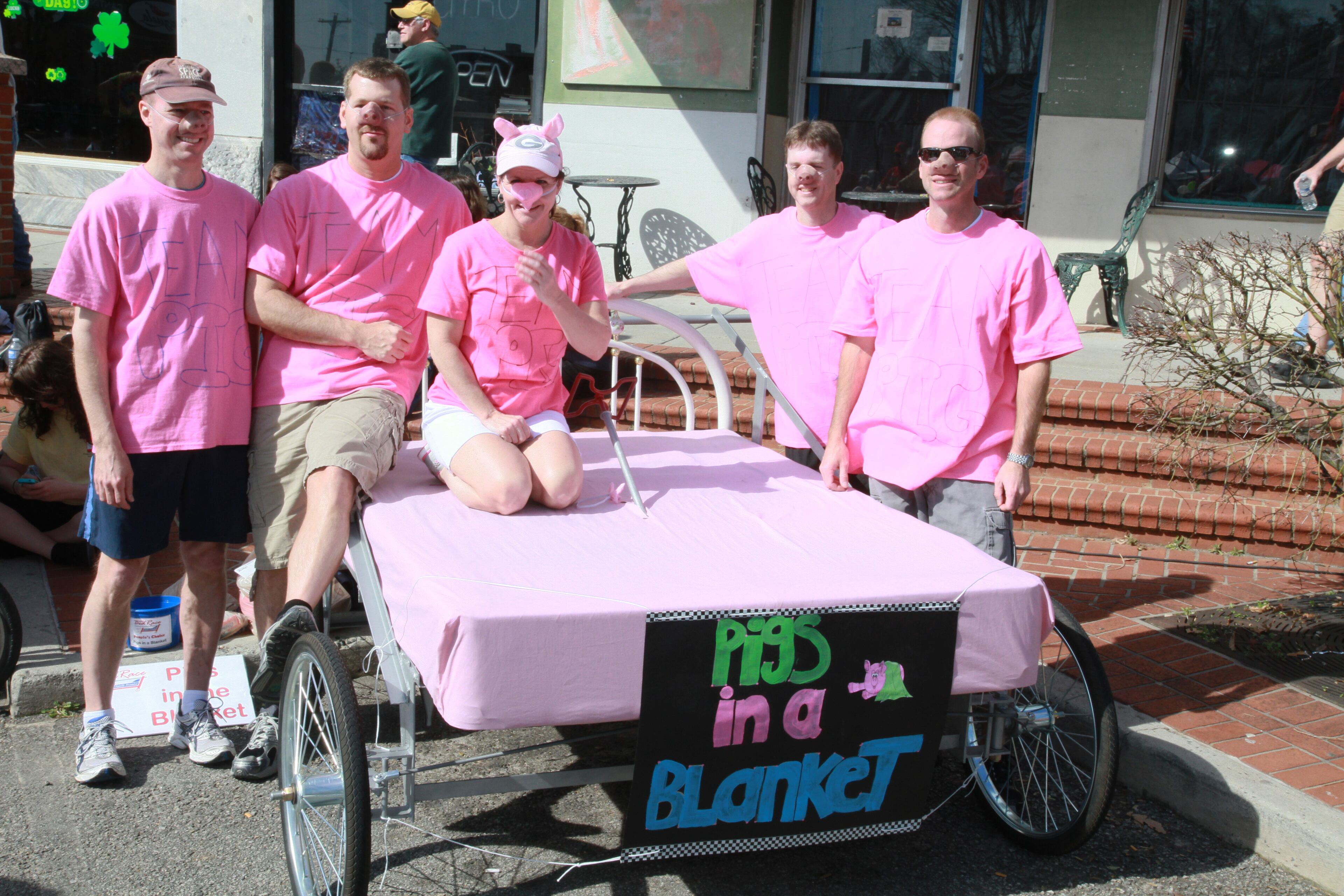 Here are some more photos from the Family Promise Bed Race around the Gwinnett County Courthouse in Lawrenceville.