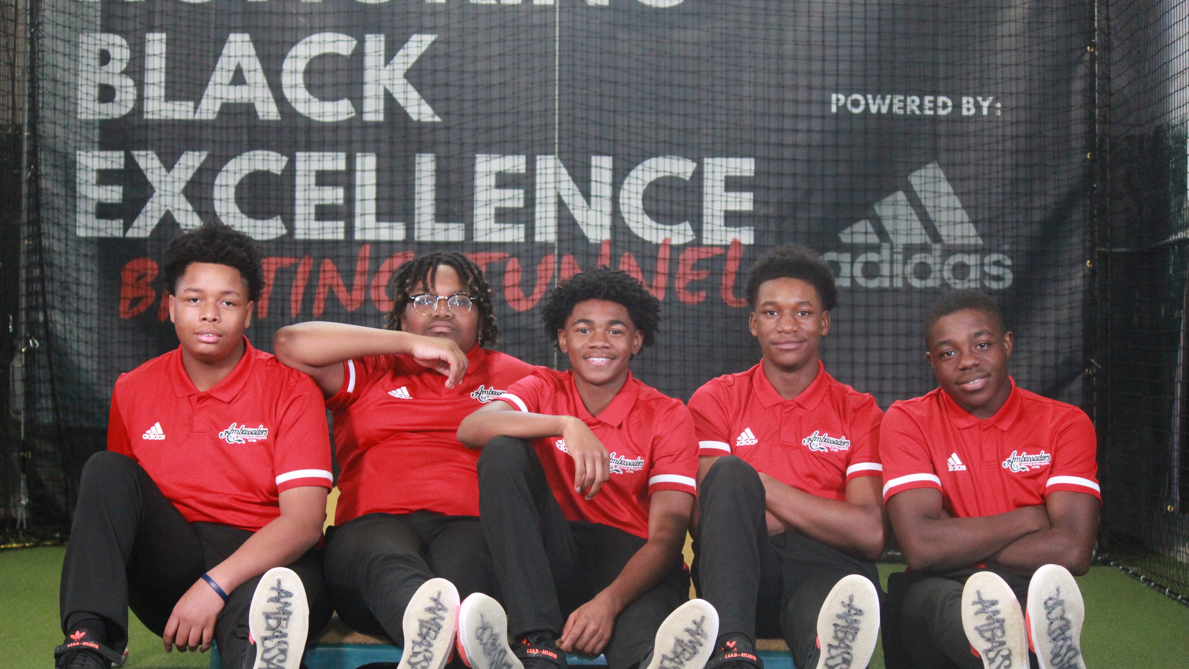 Founded in 2007 L.E.A.D. uses the game of baseball to help empower young boys become major league citizens. Shown here are the Ambassadors (L-R): John Phillips, Kyshawn Forbes, Joseph Smith, Quavious Hancock and JaKari' Wade.