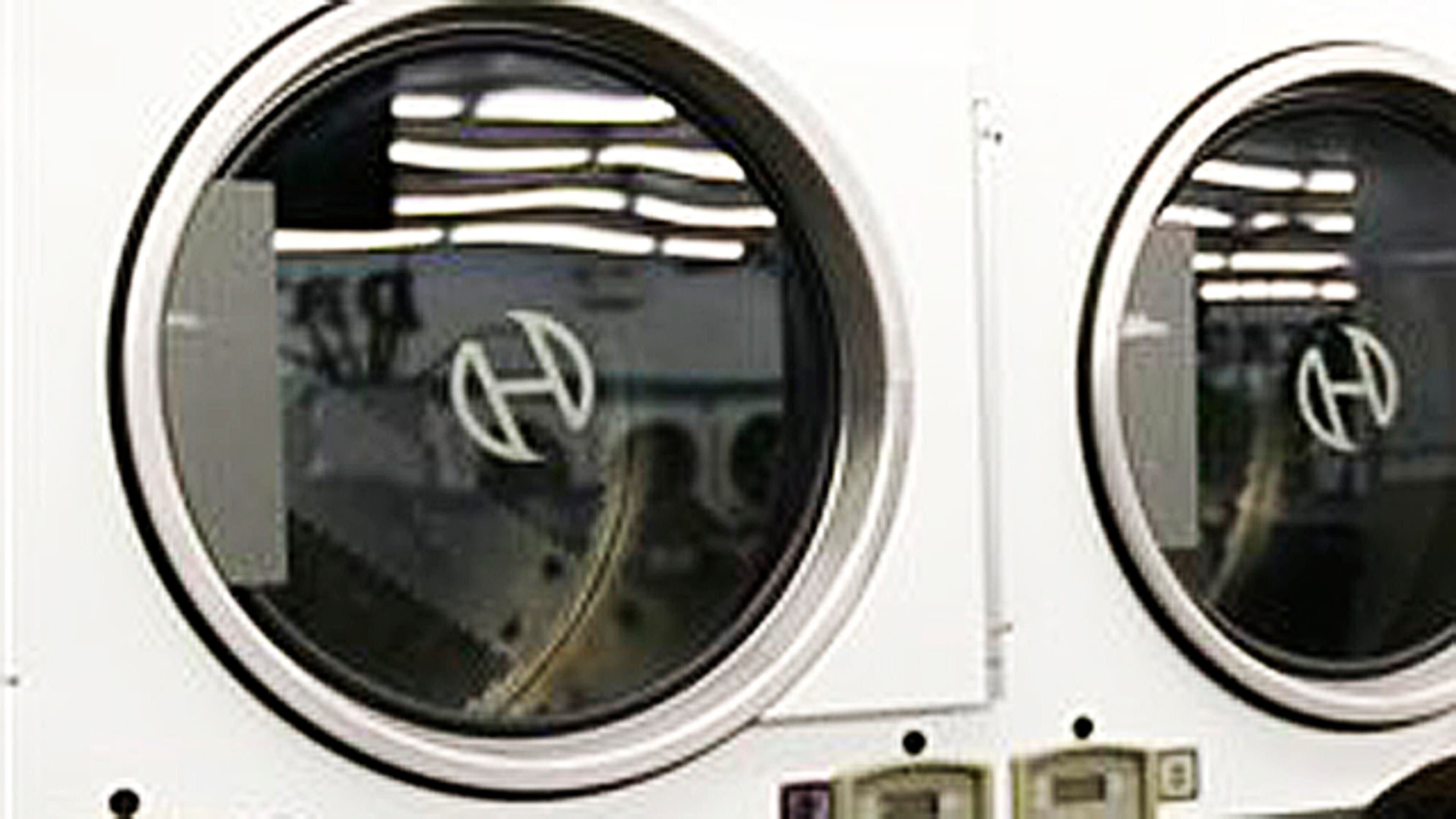 Dryer in laundromat