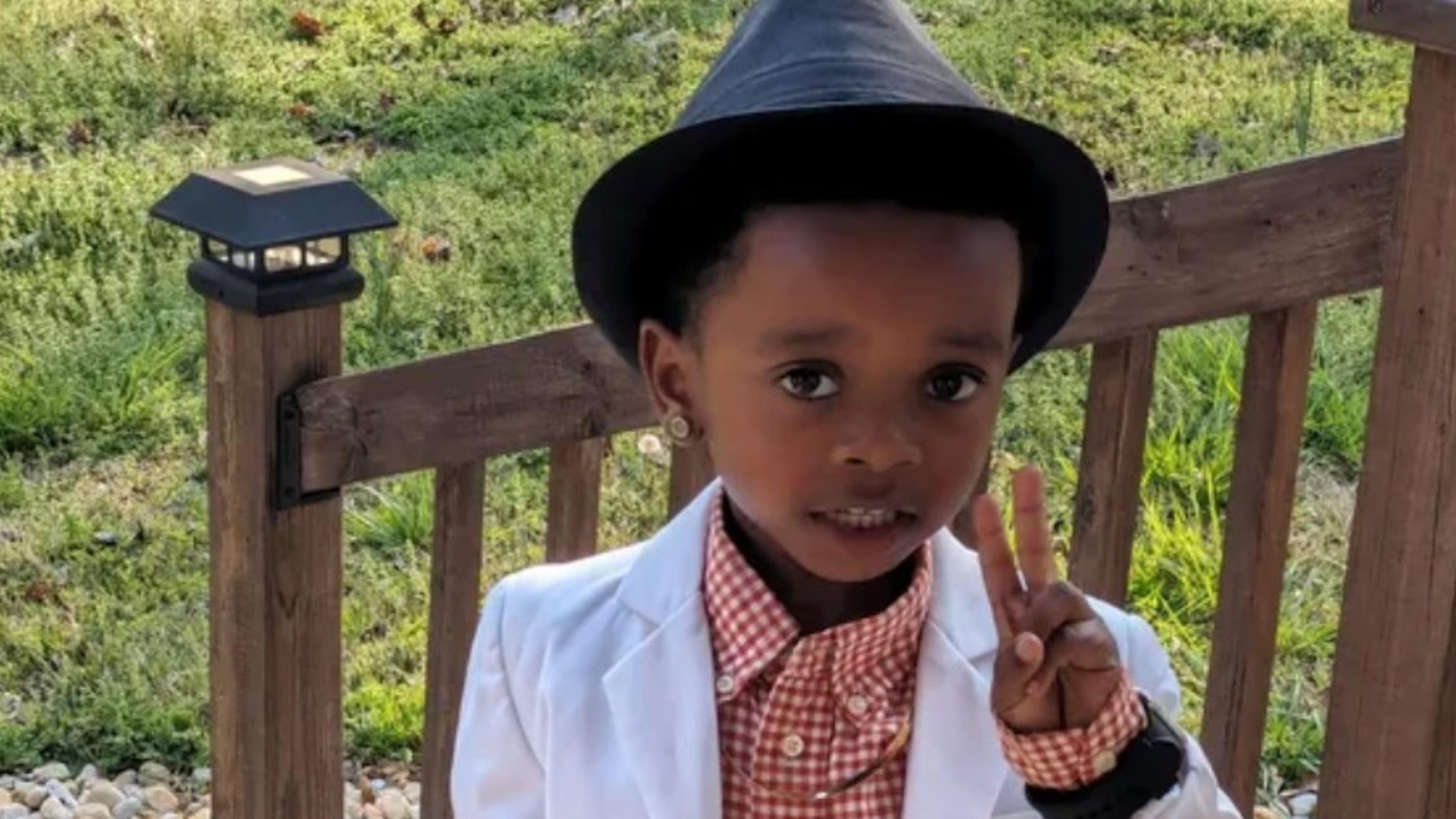 Mazi Simmons died April 6. He was 7. (Photo from GoFundMe page)