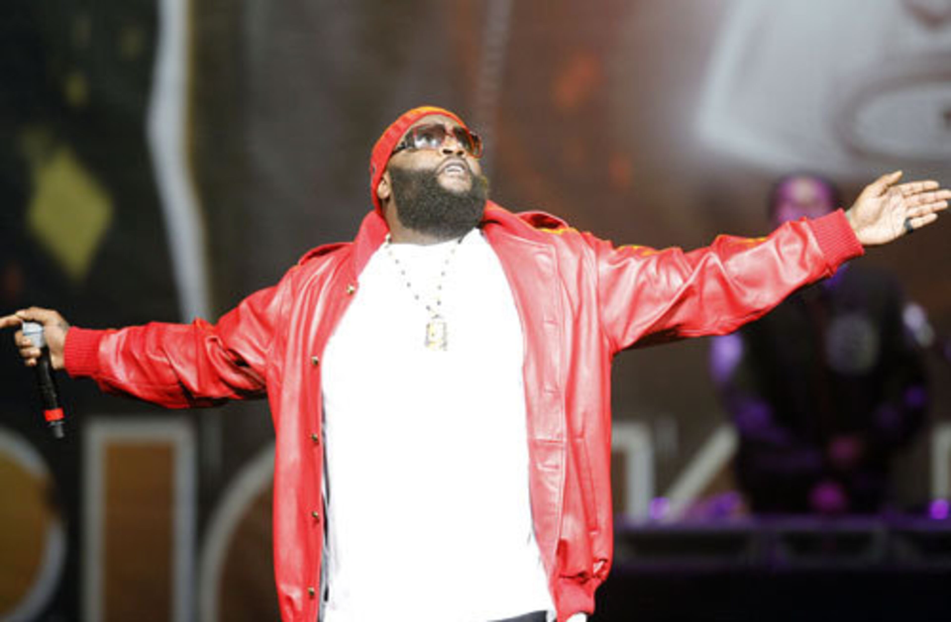 Rick Ross plays to the crowd. His latest, "God Forgives, I Don't," is set to be released later this year.