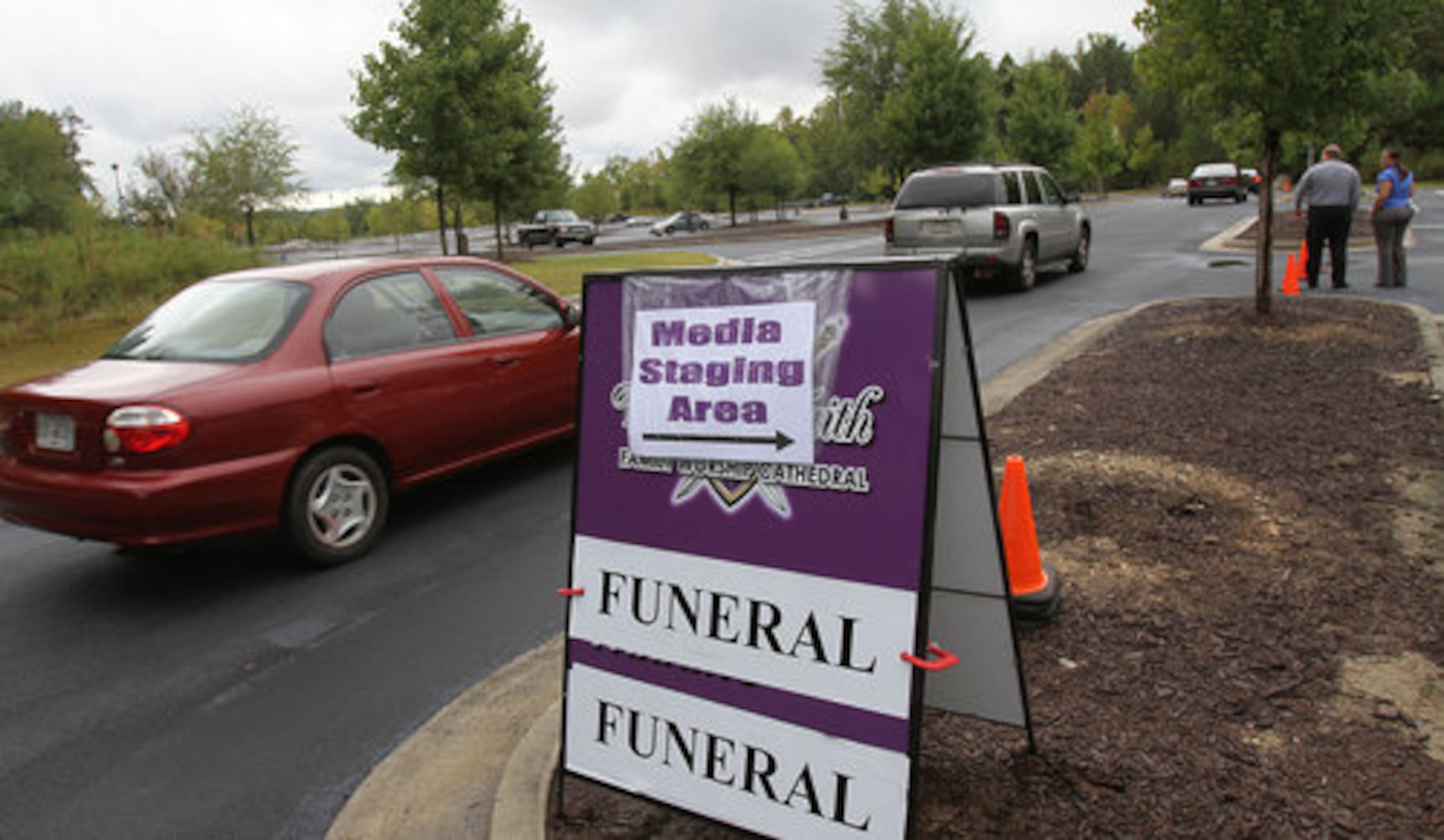 Funeral for NFL Denver Broncos' wide receiver Kenny McKinley at Word of Faith Family Worship Cathedral in Austell Monday, Sept. 27, 2010.