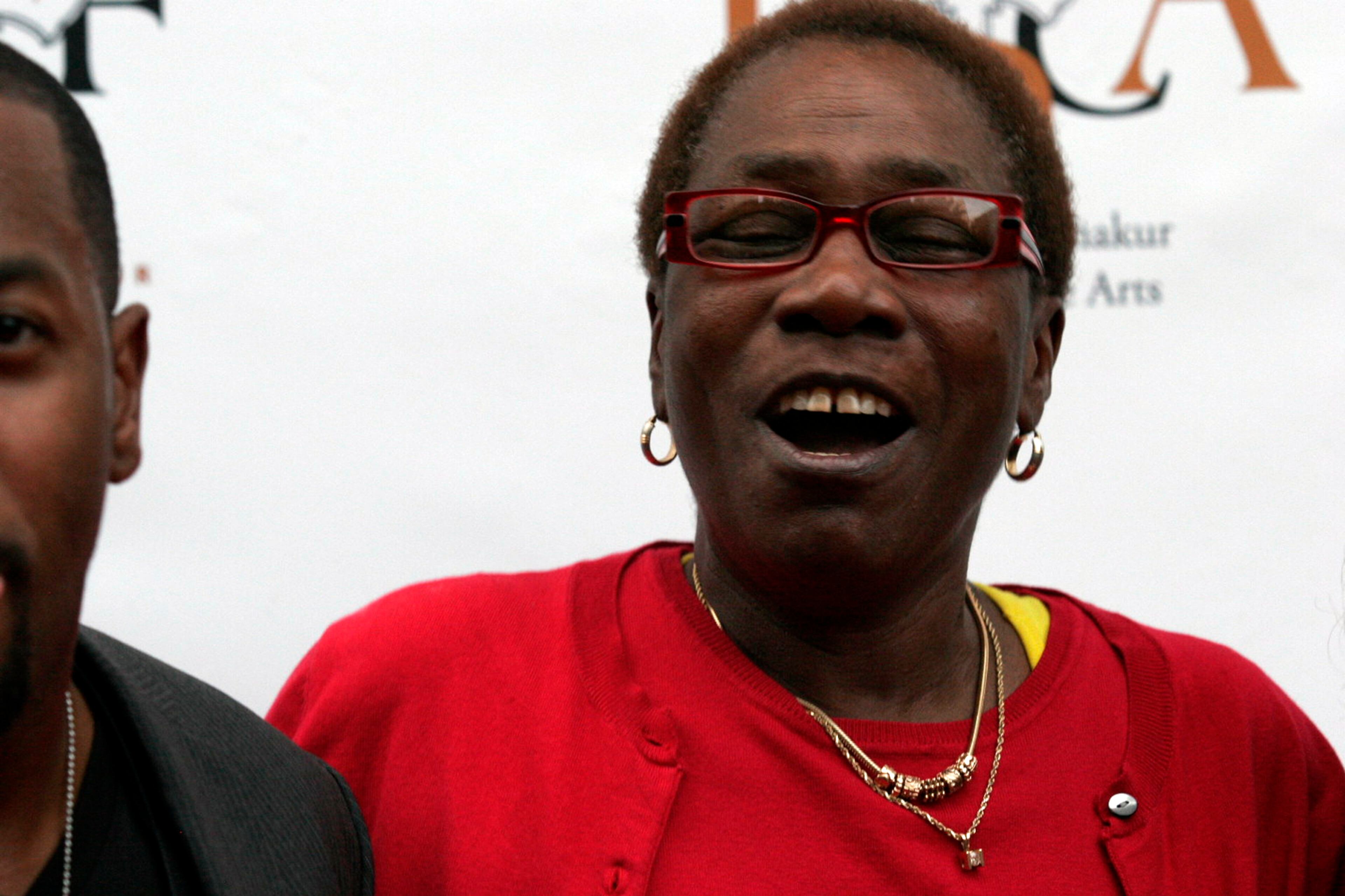 FILE - In this June 16, 2011 file photo, the late Afeni Shakur, mother of the late Tupac Shakur, attends the 2Pac 40th Birthday Concert Celebration in Atlanta. Afeni Shakur has died in 2016. She was 69 years old. The Marin County, California, Sheriff's Department confirmed her death. .(AP Photo/ Ron Harris)