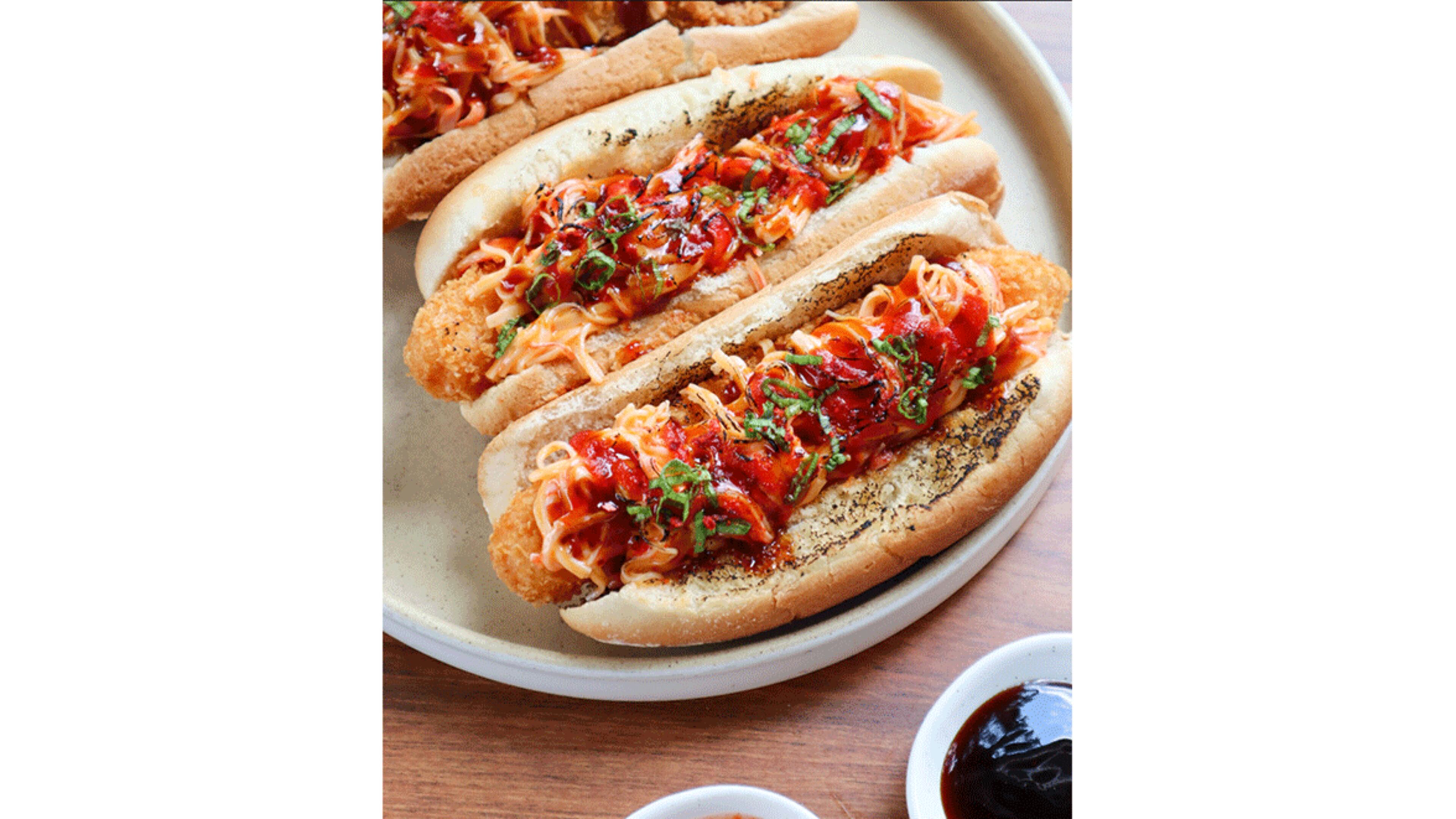 Volcano Dogs from the menu of TKO.