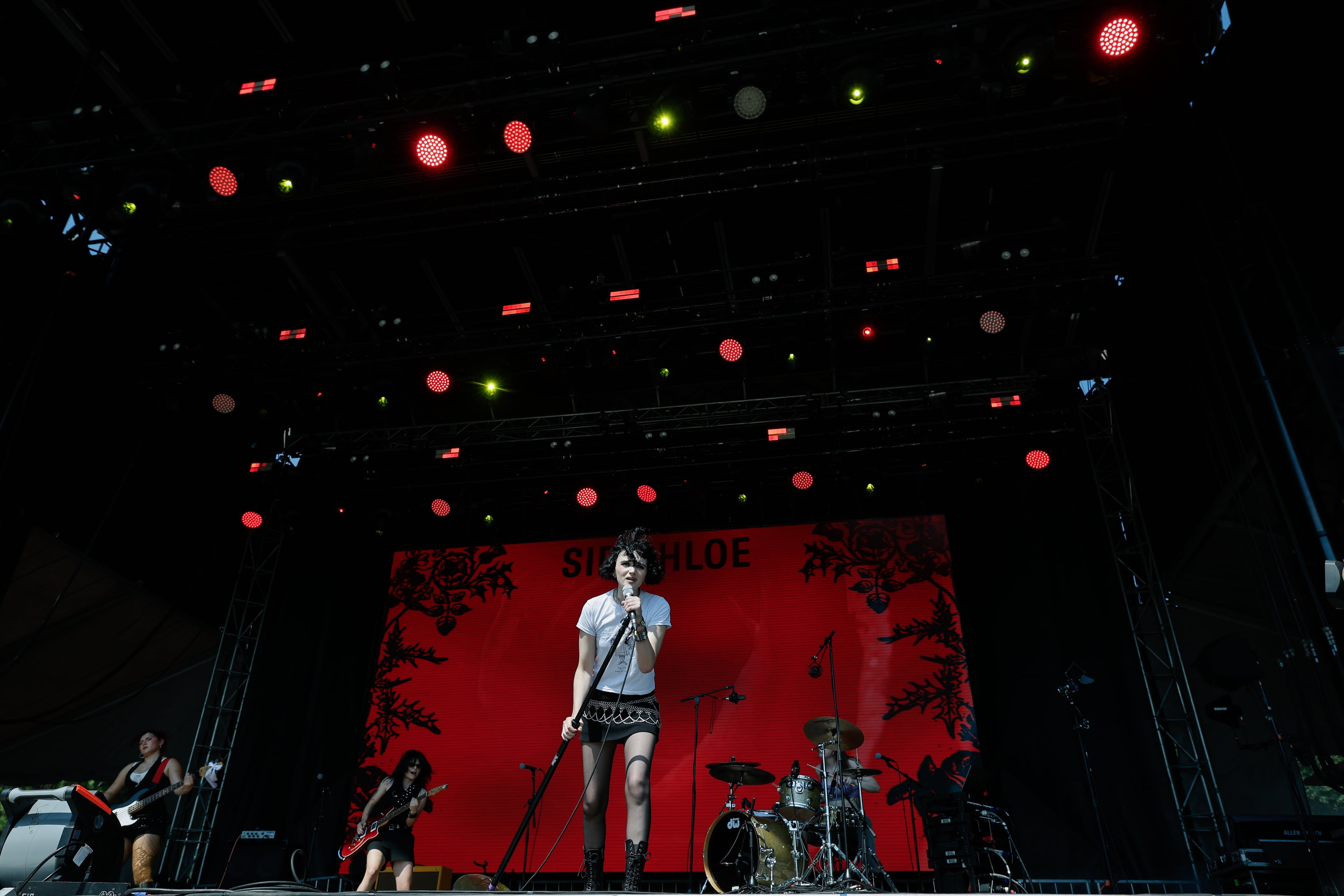 Sir Chloe performs during the Shaky Knees music festival at Piedmont Park, Saturday, Sept. 19, 2026, in Atlanta. (Erik S. Lesser for the AJC)