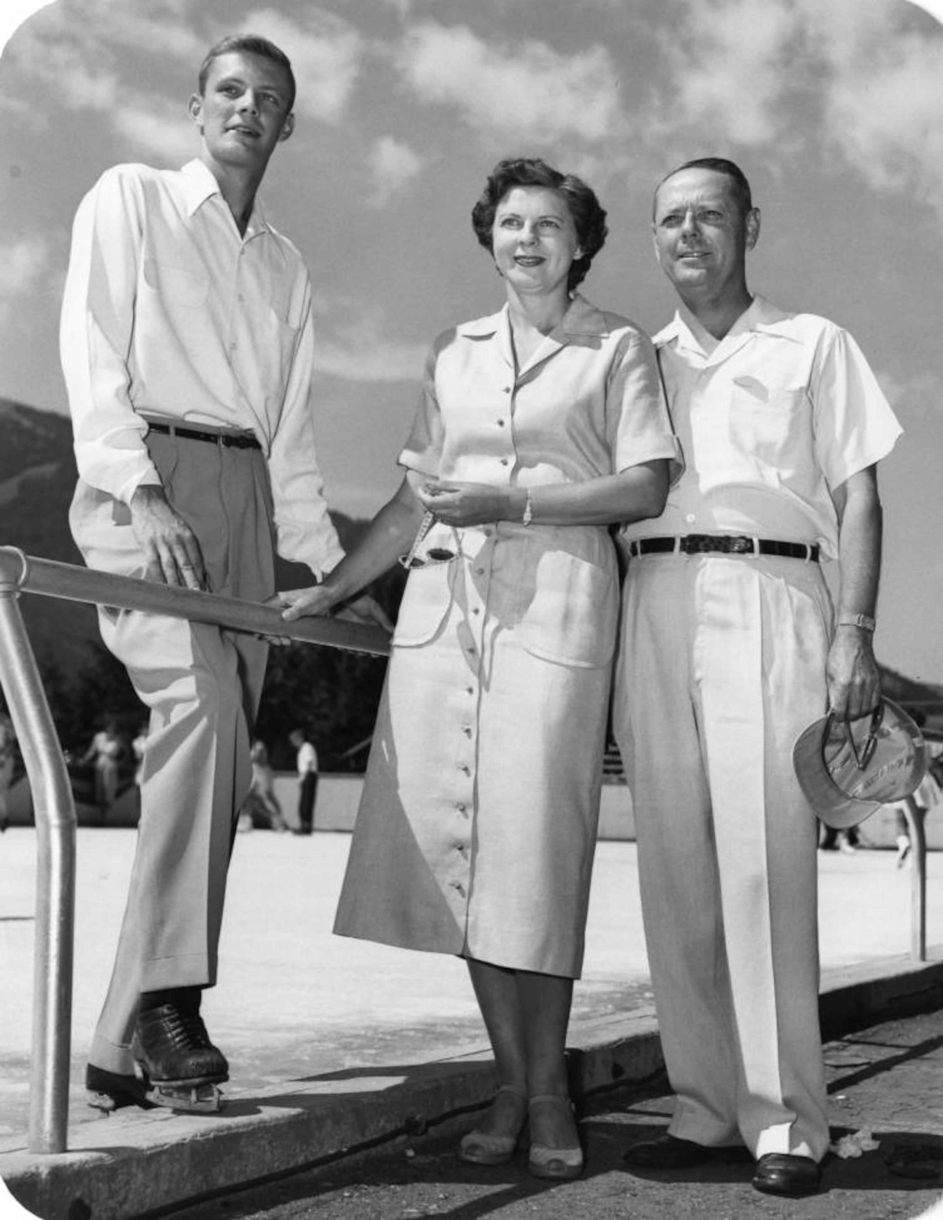 Varsity founder W. F. Gordy and his family, sometime in the 1950s.