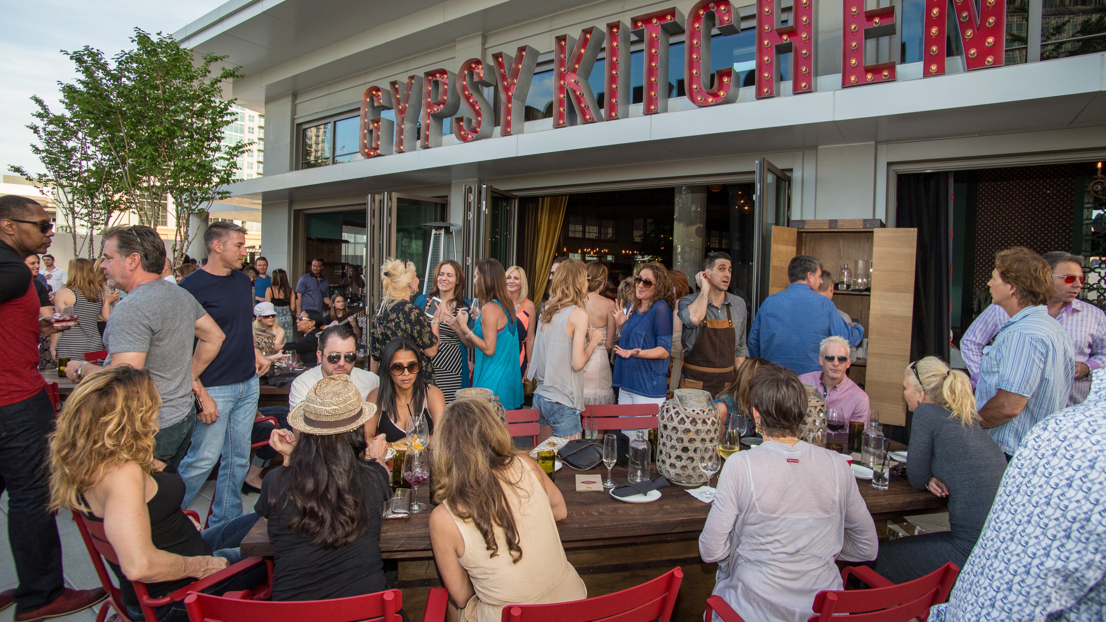 Head to Gypsy Kitchen every Sunday for live flamenco music, $6 glasses of rosé, half off select bottles of wine and more. Photo credit: Melissa Libby PR.