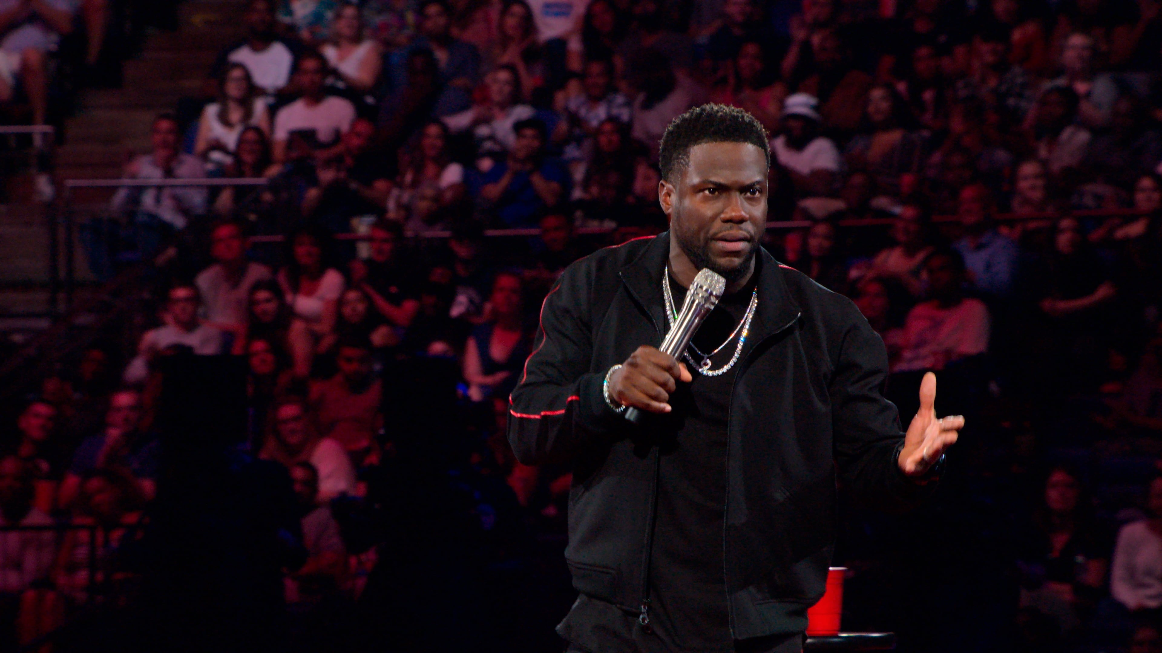 Kevin Hart, seen in a Netflix comedy special, is in a new Peacock drama series "Fight Night." He will also be at Sandy Springs Performing Arts Center for a small concert to work on new material March 29. NETFLIX