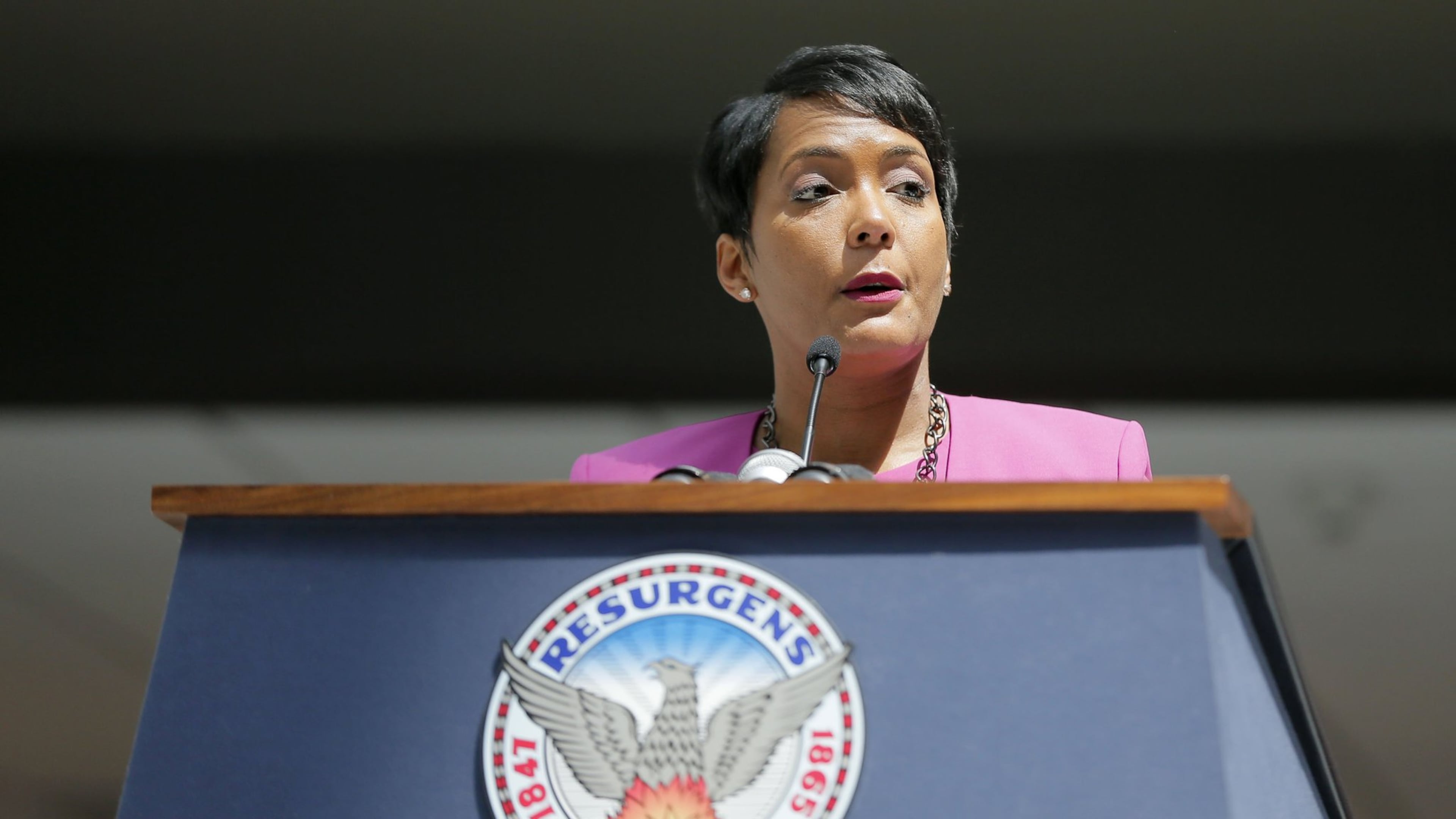 Then-Atlanta Mayor Keisha Lance Bottoms in 2018. (Bob Andres/AJC)