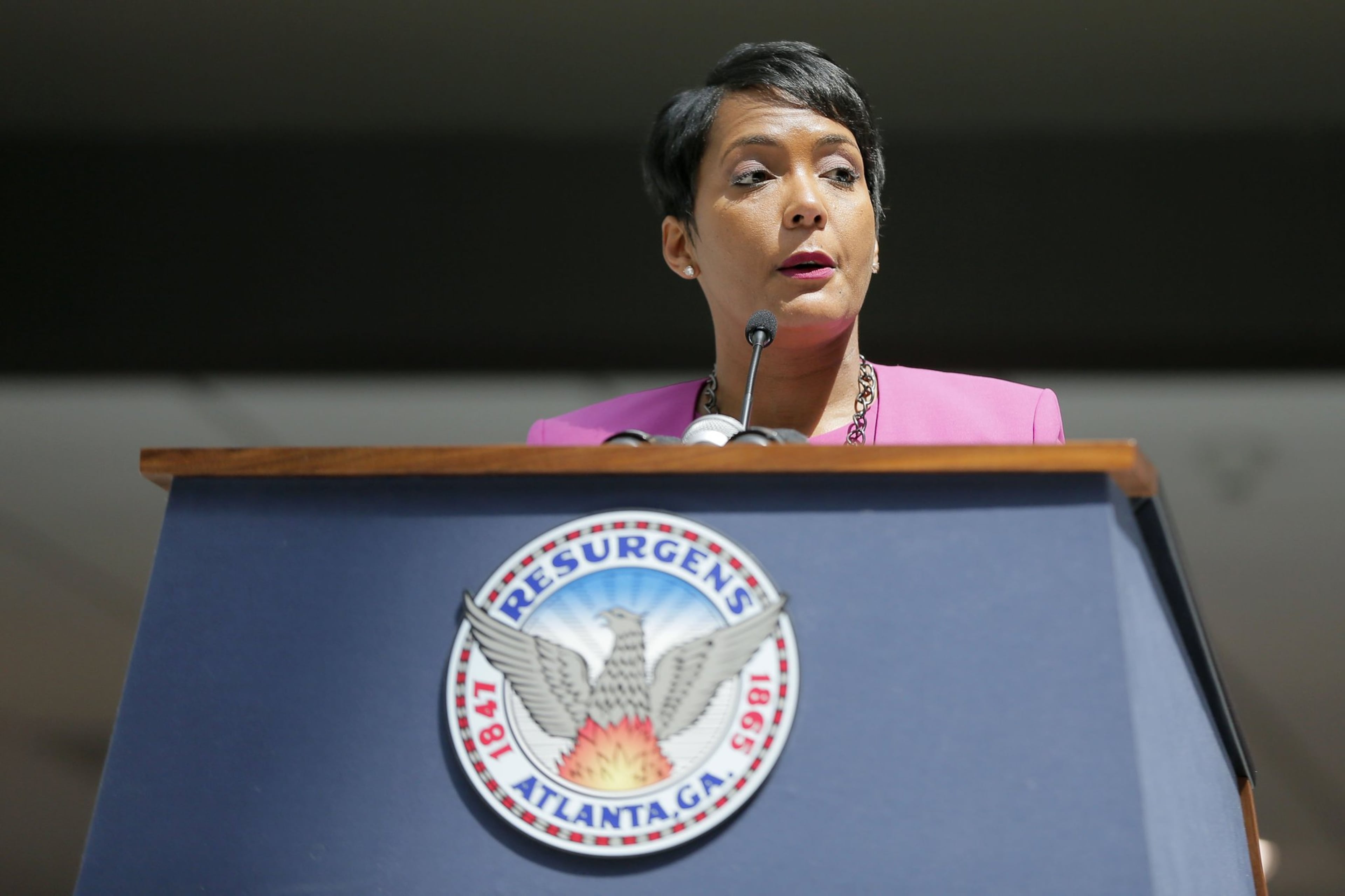 Then-Atlanta Mayor Keisha Lance Bottoms in 2018. (Bob Andres/AJC)