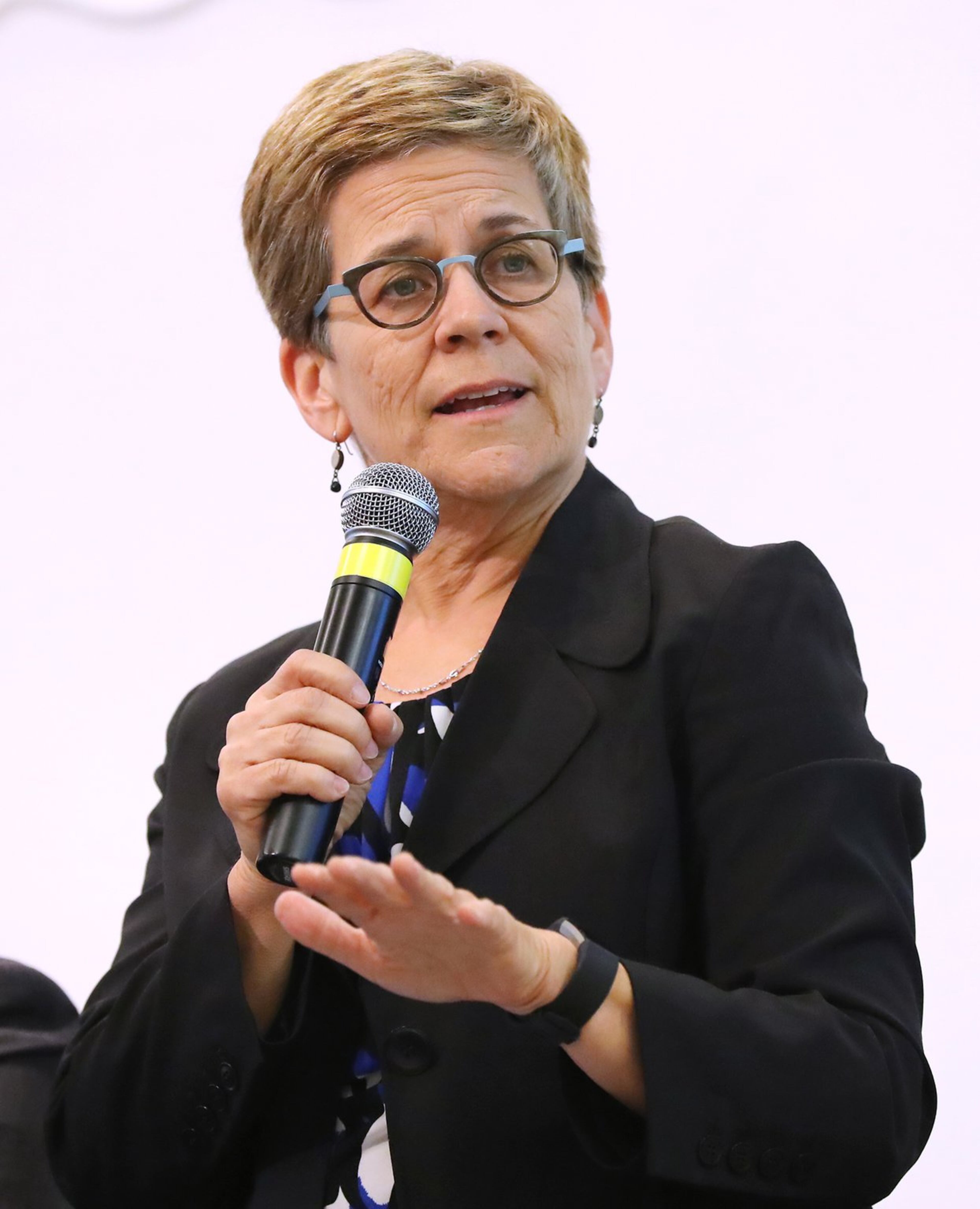 September 19, 2017 Atlanta: Atlanta candidate for mayor Cathy Woolard participates in a mayoral forum at the Loudermilk Conference Center on Tuesday, September 19, 2017, in Atlanta. Curtis Compton/ccompton@ajc.com