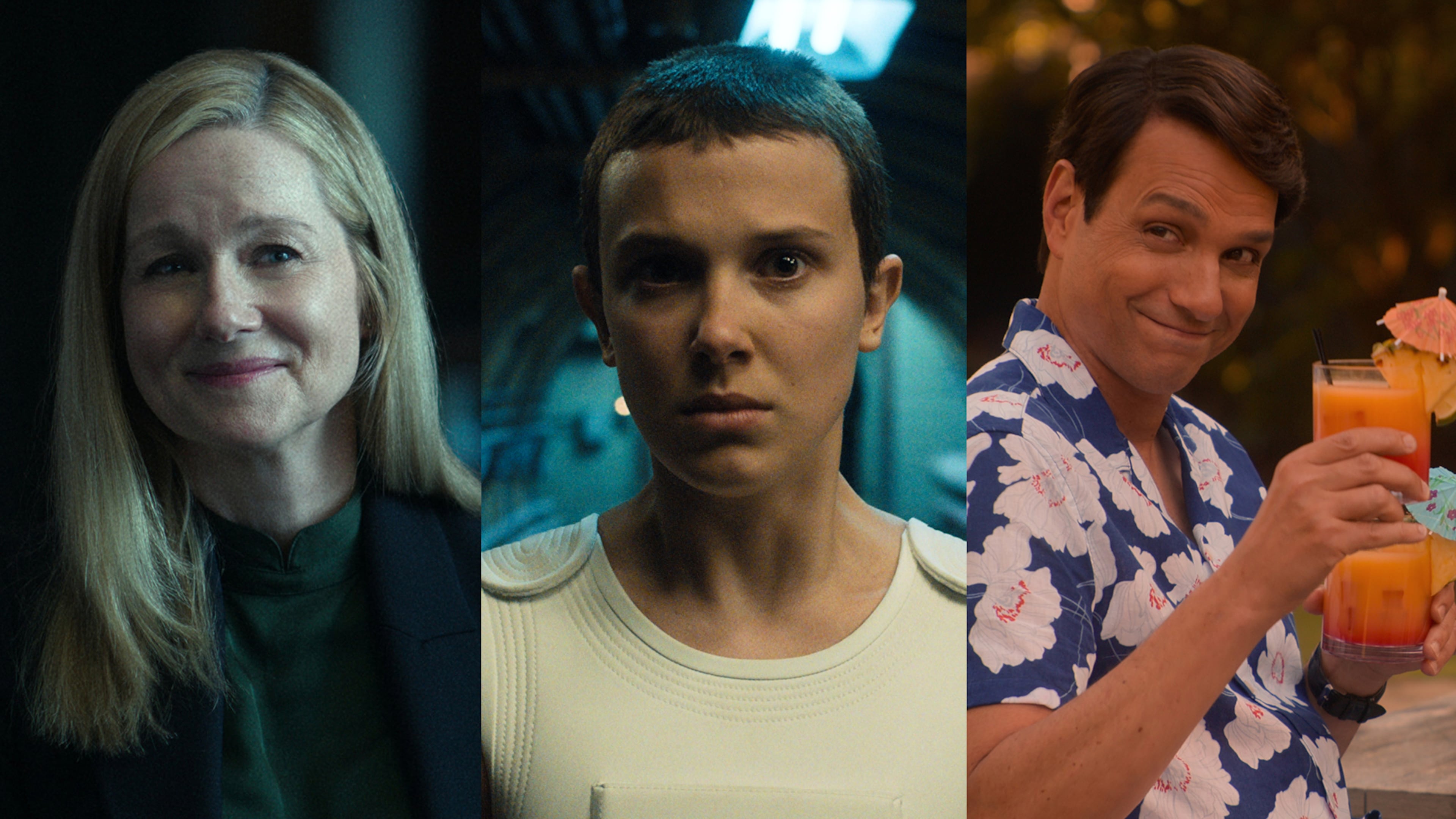 Three Netflix shows shot in metro Atlanta made Nielsen's top 15 most watched programs of 2022: "Ozark," "Stranger Things" and "Cobra Kai." NETFLIX