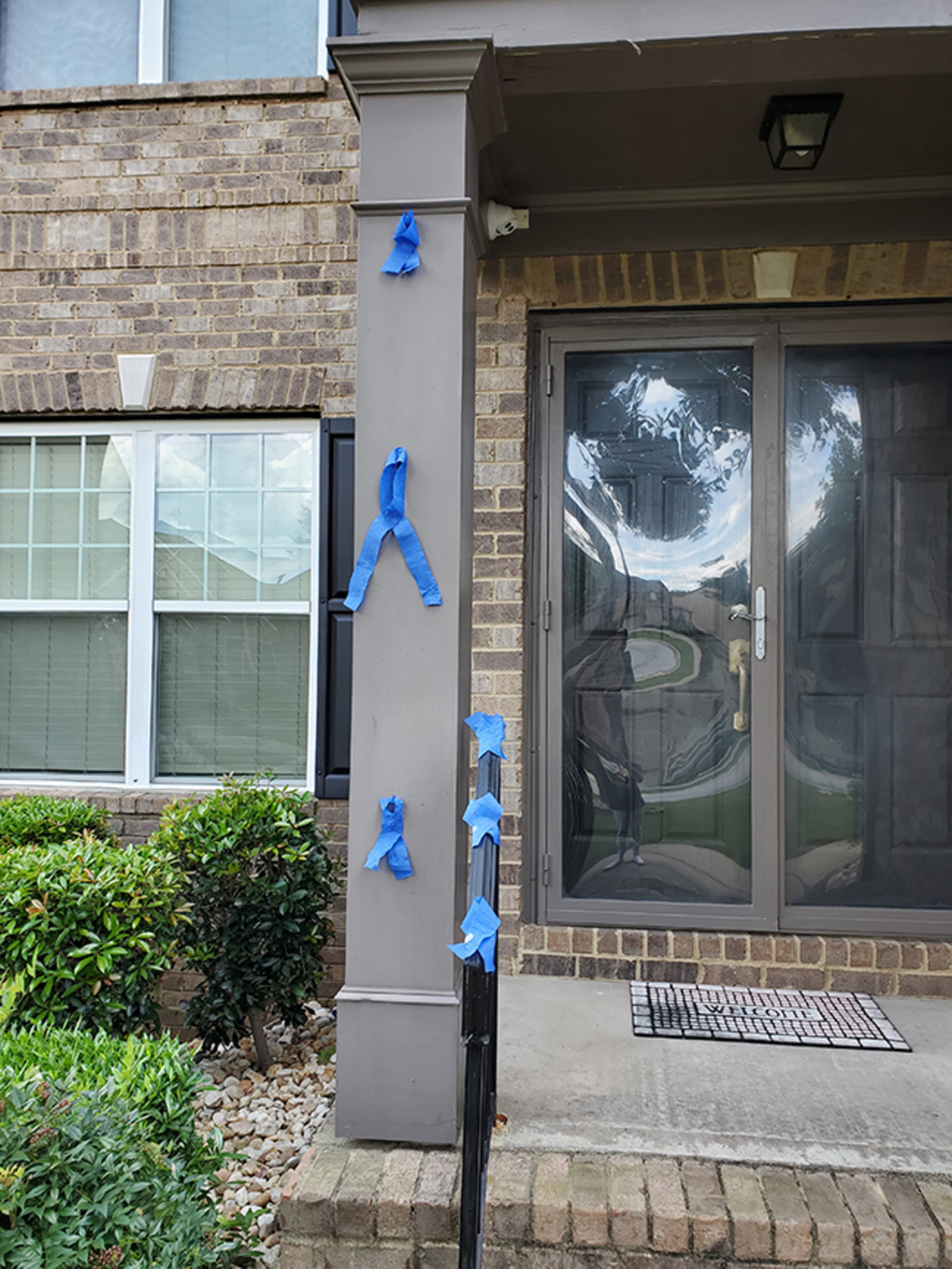 I decorated my front porch to honor Congressmen Lewis for his service and love for all. - Lisa Harvey-Mosby
