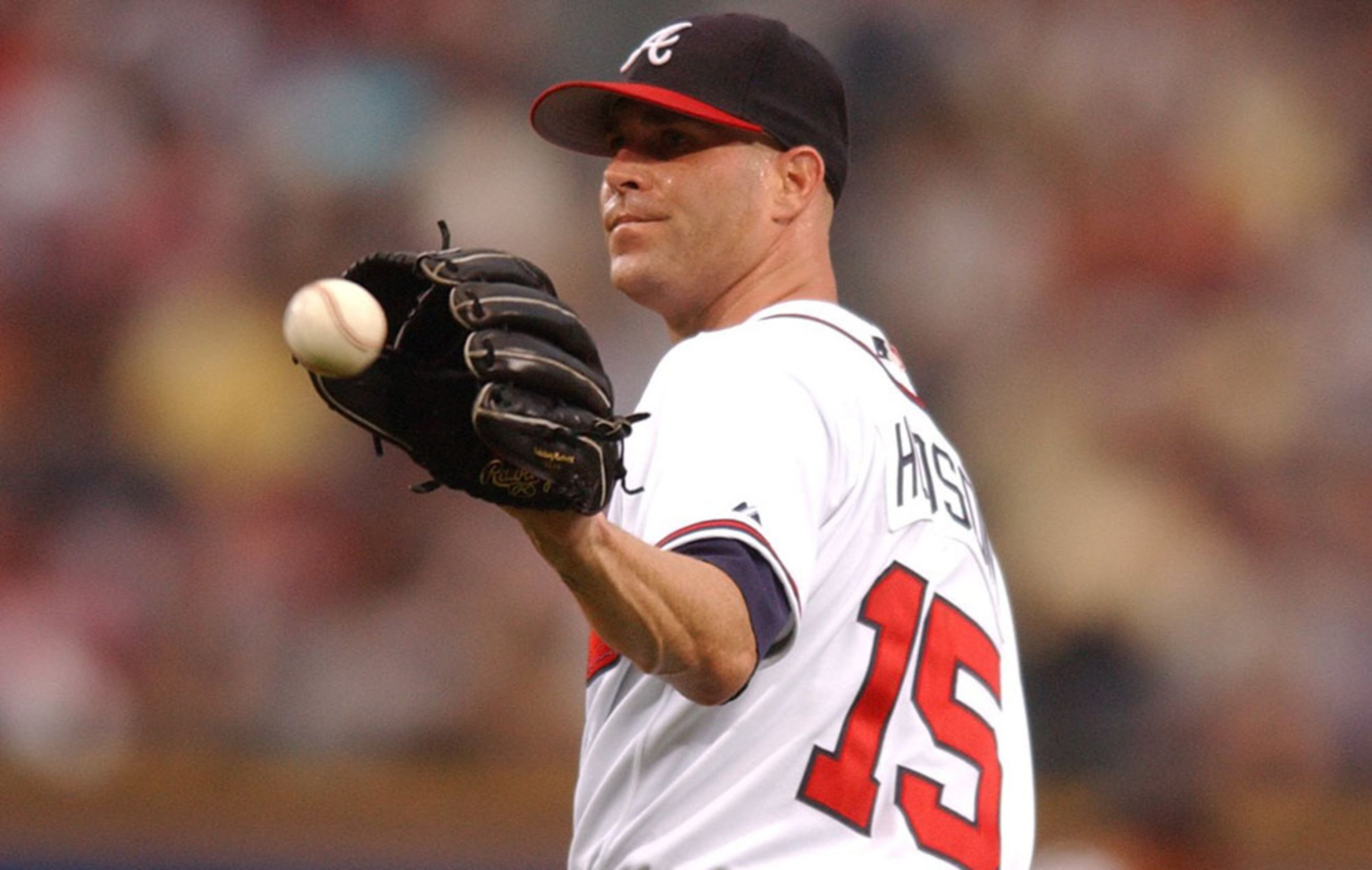 Dec. 16, 2004: Traded Juan Cruz, Dan Meyer and Charles Thomas to the Oakland Athletics for pitcher Tim Hudson (above).