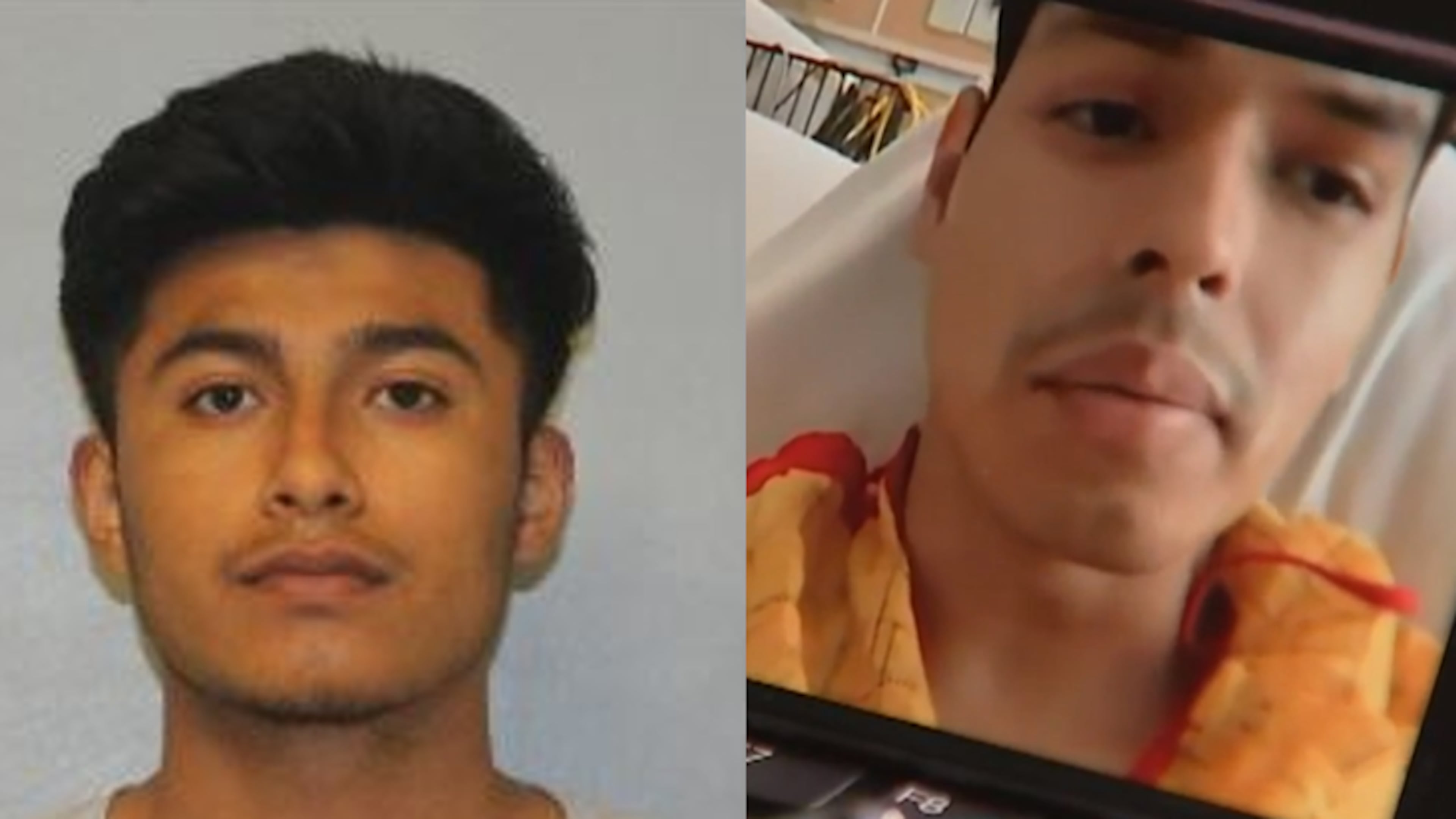Bryan Lopez (left) is charged in a hit-and-run that seriously injured Navy veteran Joshua Gonzalez (right).