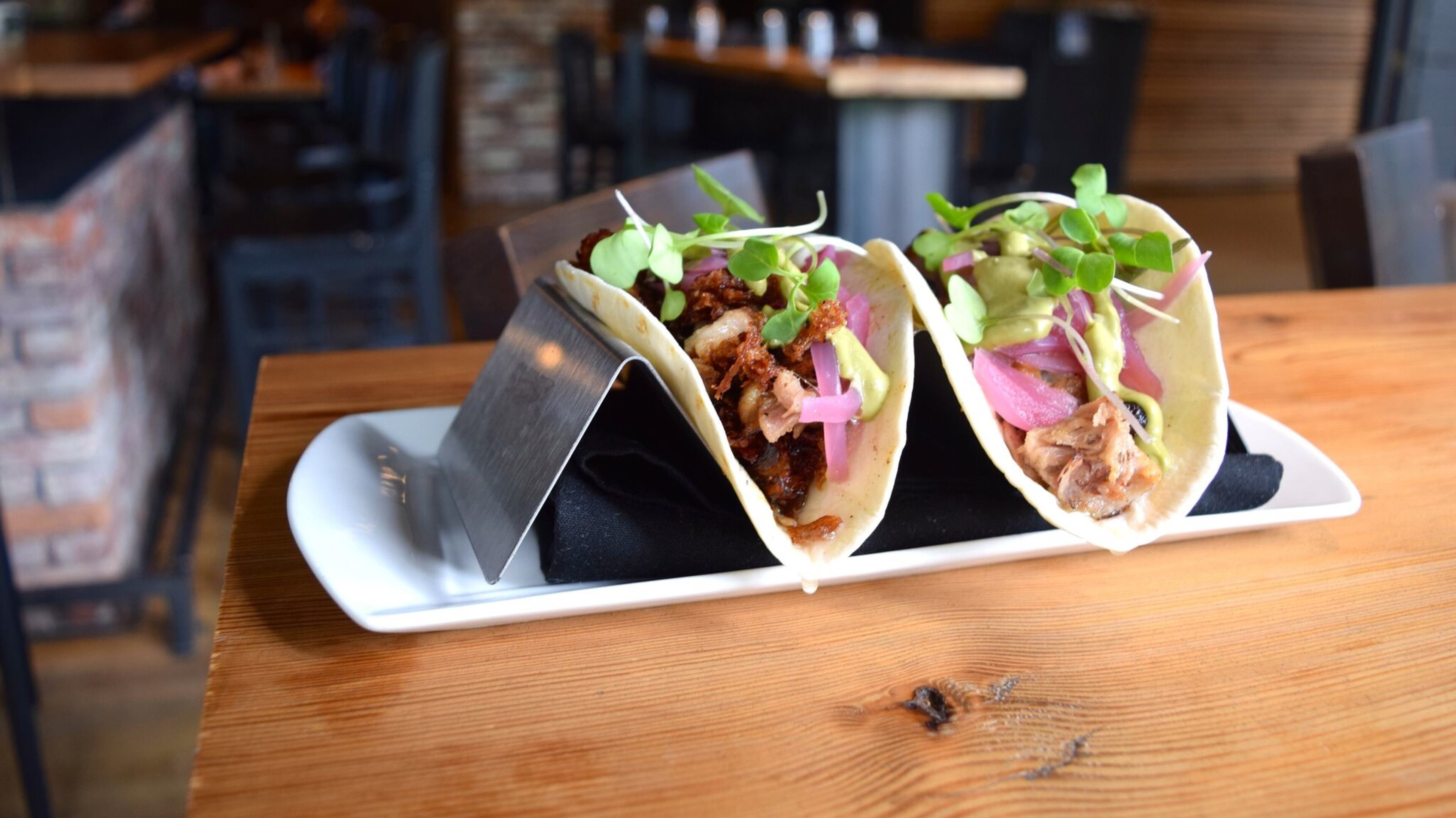 Dive into street tacos and more at Tavernpointe. Photo credit: Caren West PR.
