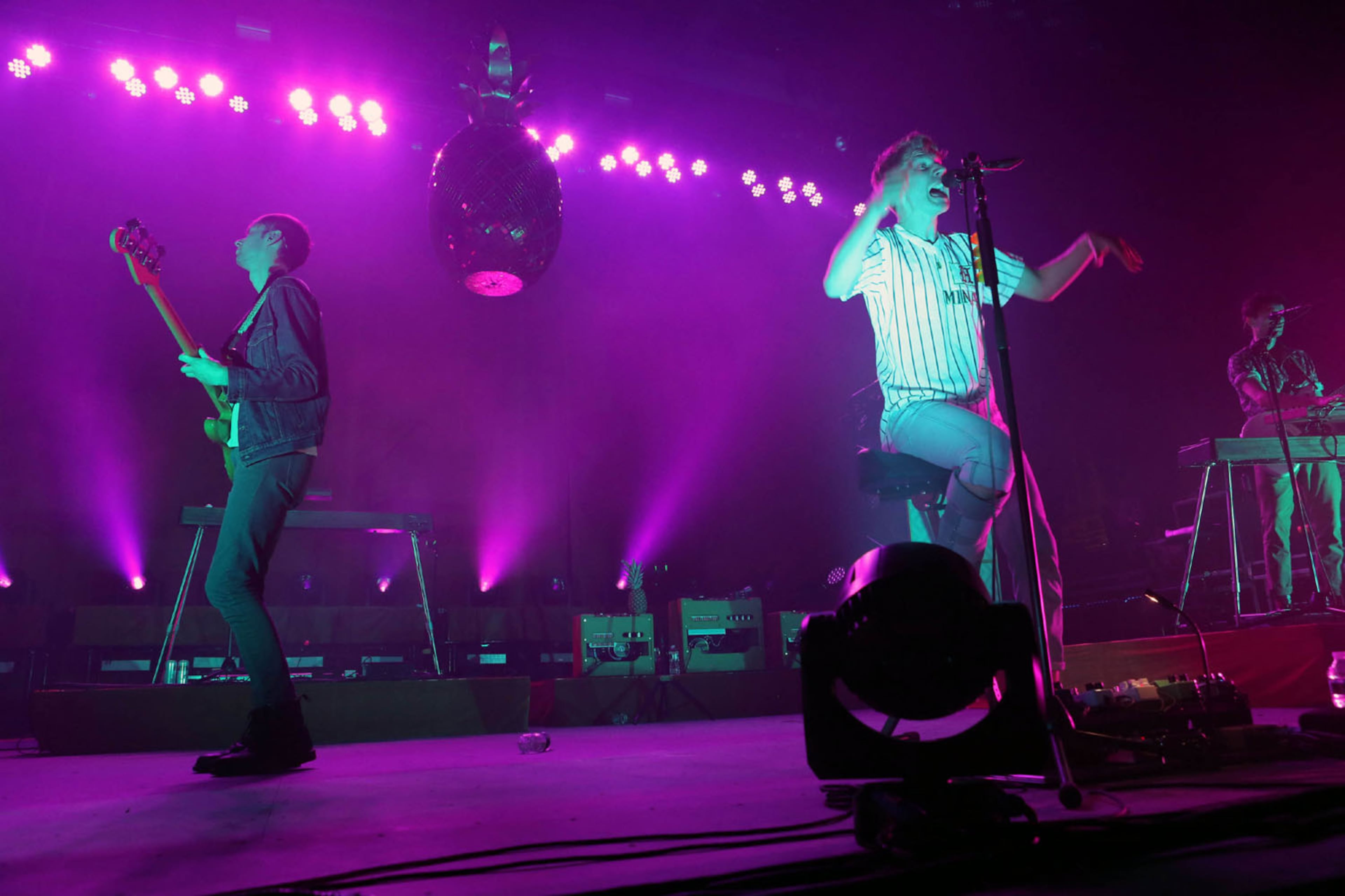 #13 of #34. PLEASE KEEP IN SEQUENTIAL ORDER FOR THE CONTINUITY OF THE GALLERY.
The Coca Cola Roxy Theater held its grand opening celebration on Saturday, April 8, 2017, with British indie favorites Glass Animals and Australia's Jagwar Ma selling out the venue for Radio 105.7's fouth birthday party bash. Located in the nearly completed Battery entertainment district, next to SunTrust Park, new home of the Atlanta Braves, the gorgeous, nearly 4,000 capacity venue got positive grades from most of the VIP's and concert fans in attendence.
Robb Cohen Photography & Video /RobbsPhotos.com