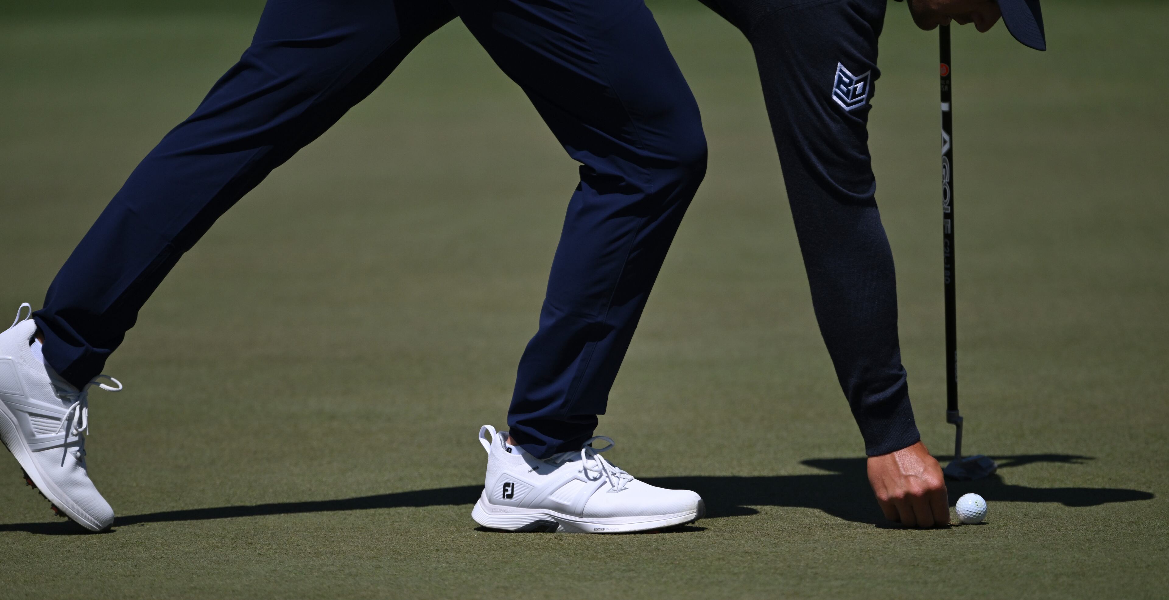 Bryson DeChambeau on second hole during second round of the 2024 Masters Tournament at Augusta National Golf Club, Friday, April 12, 2024, in Augusta, Ga. (Hyosub Shin / Hyosub.Shin@ajc.com)