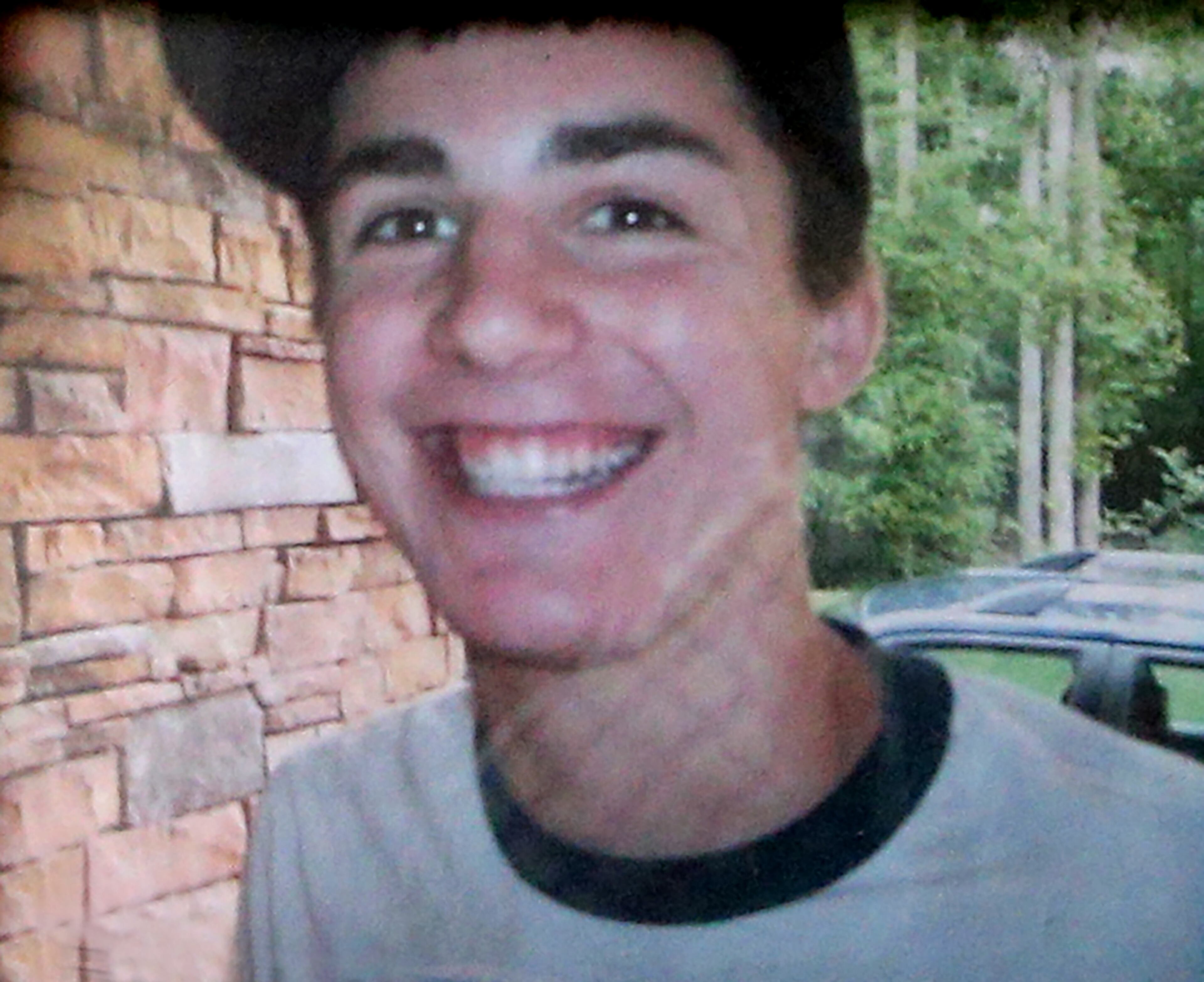 June 28, 2018 Madison: This is a copy of a family photo of Caleb Sorohan who died in an accident while texting and driving in 2009. special family photo