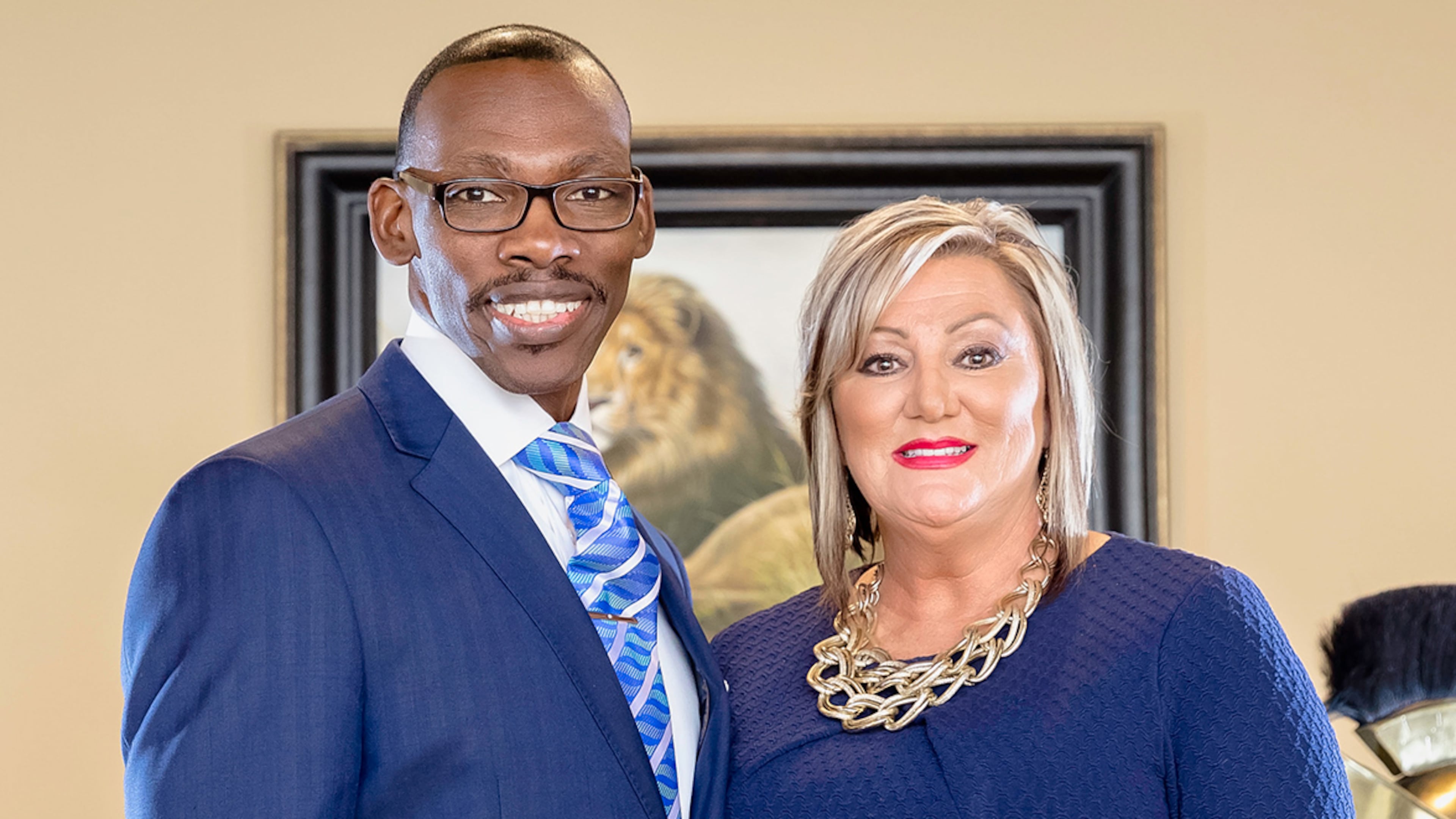 Bishop Stephen A. Davis and his wife Darlene. Davis, the current Senior Pastor of New Birth Birmingham has been named as the senior pastor for New Birth Lithonia, following Bishop Eddie Long's death on Jan. 15 at age 63. Photo courtesy Danny Austin Photography