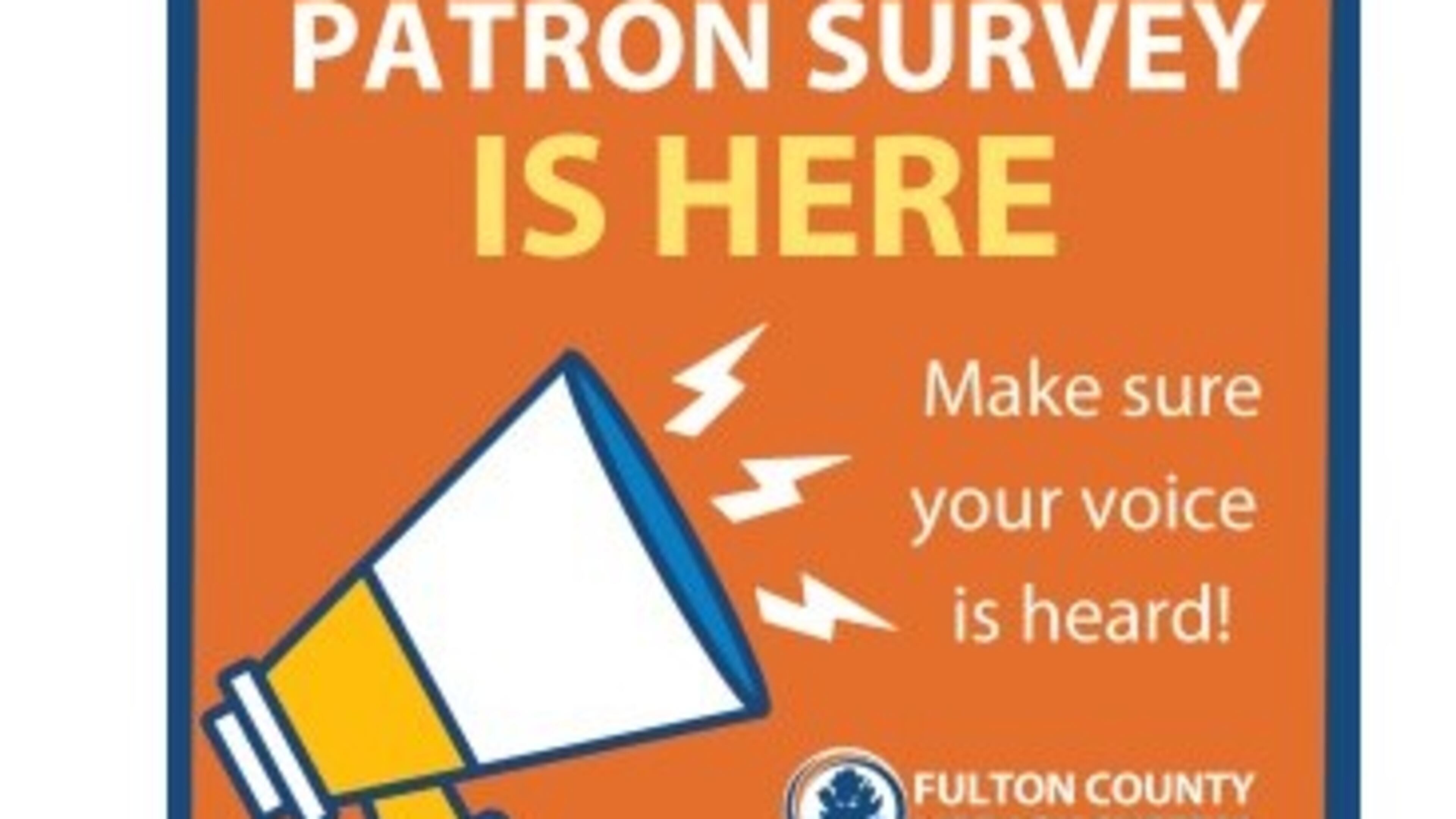A quarterly two-minute survey is being offered online by the Fulton County Library System. (Courtesy of Fulton County)