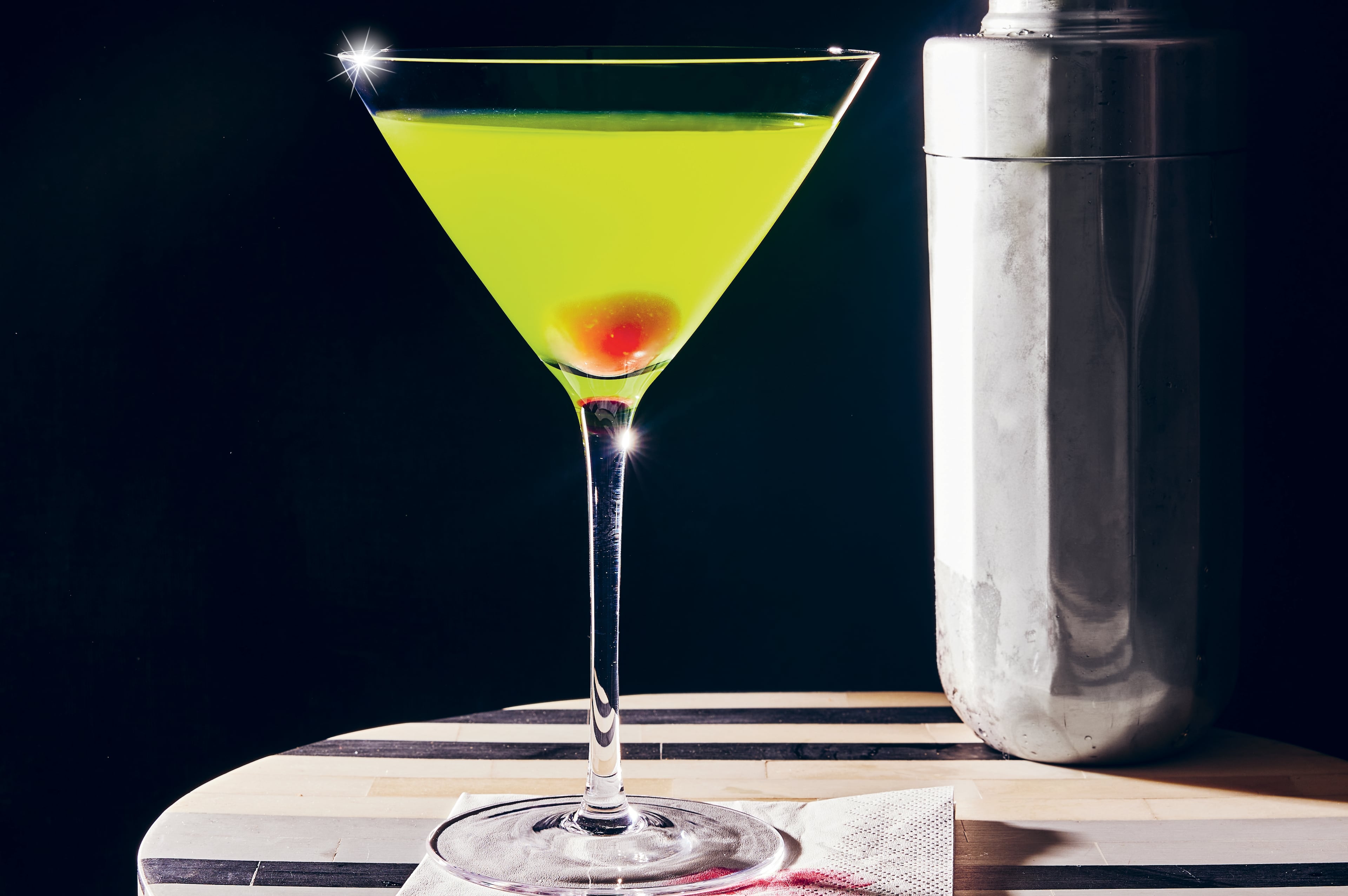 This recipe for Apple Martini appears in “Good Spirits: The Joy of Cocktails and the Stories Behind Them,” by Tiffanie Barriere. (Voracious, $36) (Photograph copyright © 2026 by Caitlin Bensel)