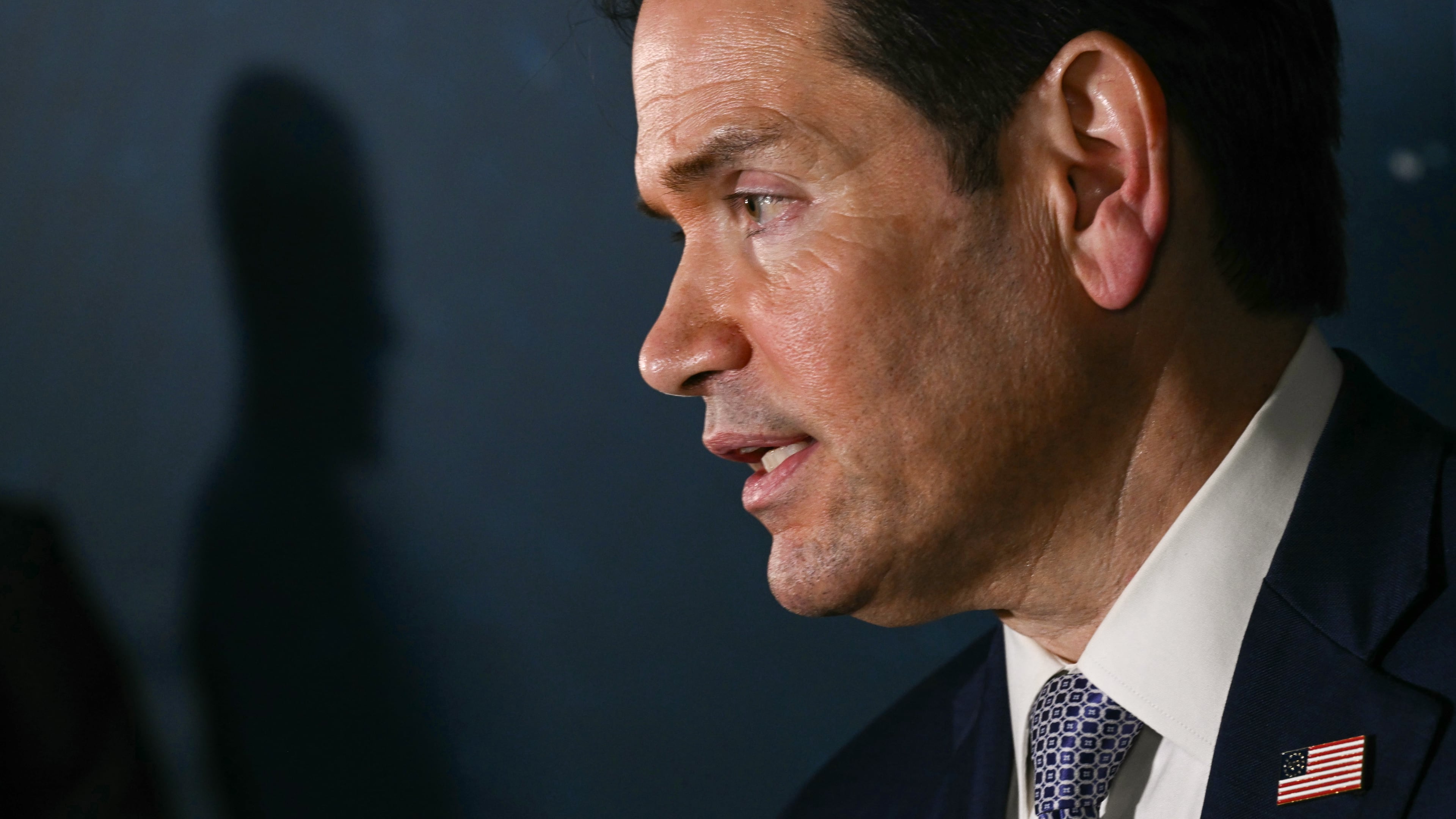 Secretary of State Marco Rubio speaks during a press conference on the sidelines of the Association of Southeast Asian Nations (ASEAN) Foreign Ministers' Meeting in Pasay, Metro Manila, Philippines Wednesday, July 22, 2026. (Brendan Smialowski/Pool Photo via AP)