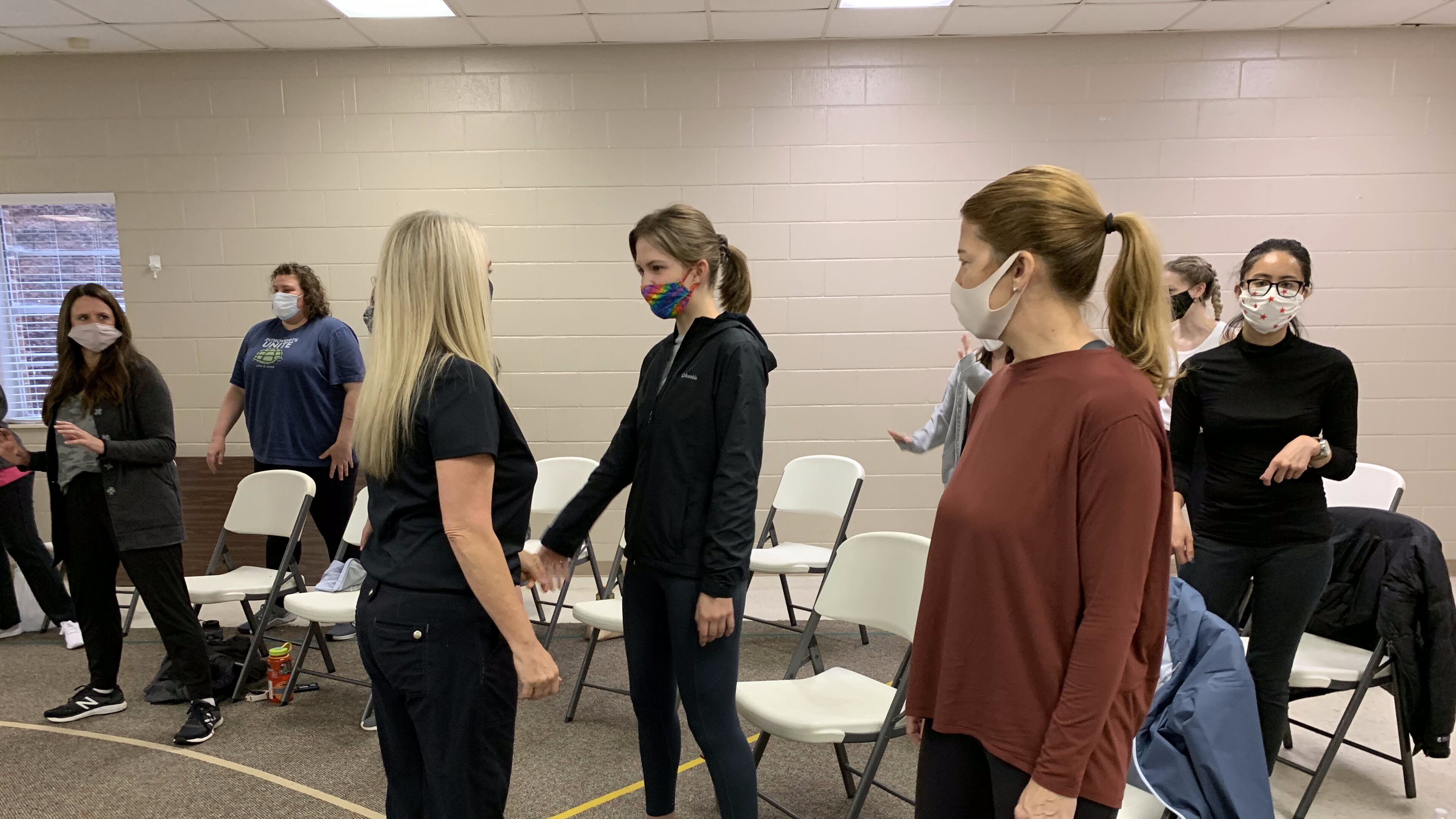 The focus of April's Acts of Kindness outreach was a session on personal safety.