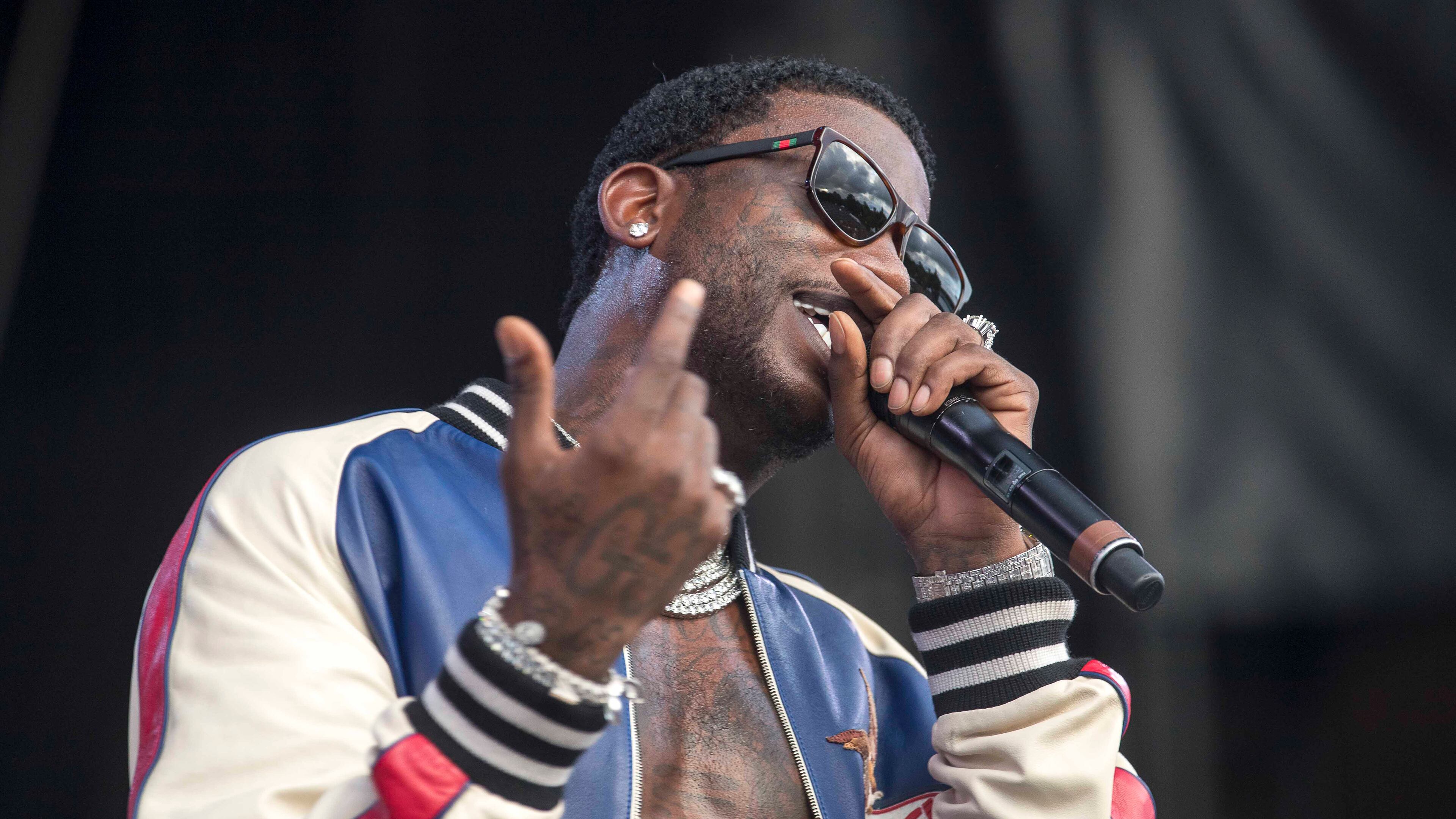 Gucci Mane performs at the SalesForce stage during the Music Midtown festival at Piedmont Park in Atlanta, Sunday, September 16, 2018. (ALYSSA POINTER/ALYSSA.POINTER@AJC.COM)