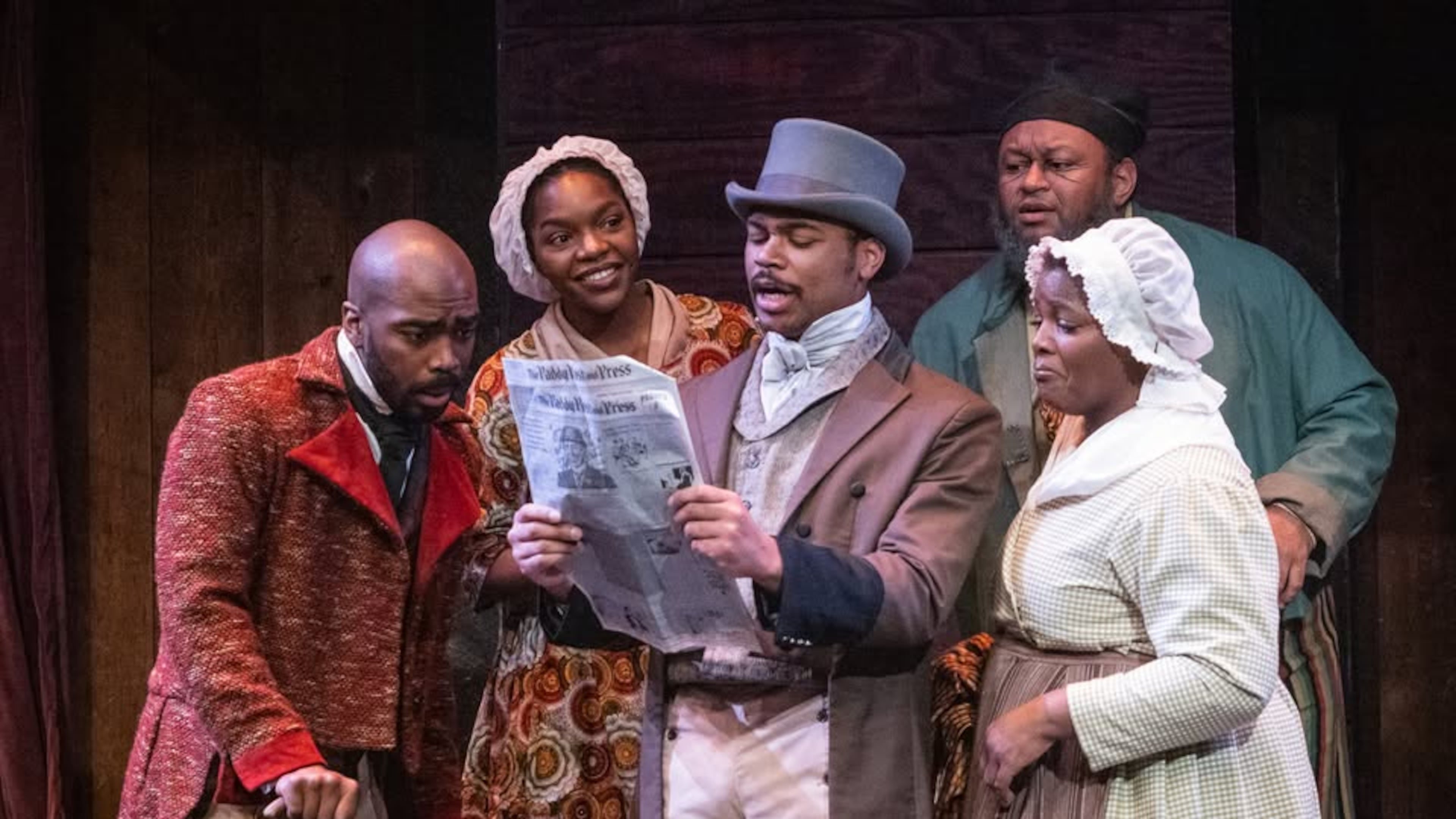 “Caryle Brown’s The African Company Presents Richard III,” based on a true story, returns to Shakespeare Tavern Playhouse on Thursday for a run through Feb. 4. (Courtesy of Shakespeare Tavern Playhouse)