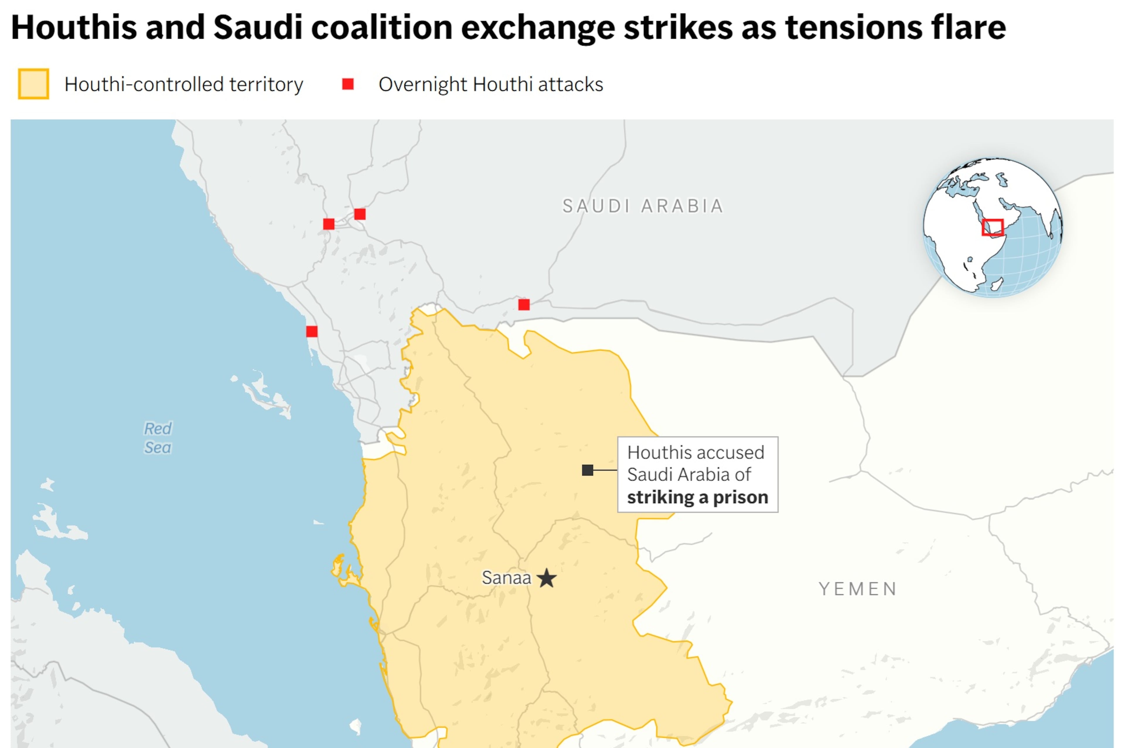 Saudi-Arabia-Yemen-Map