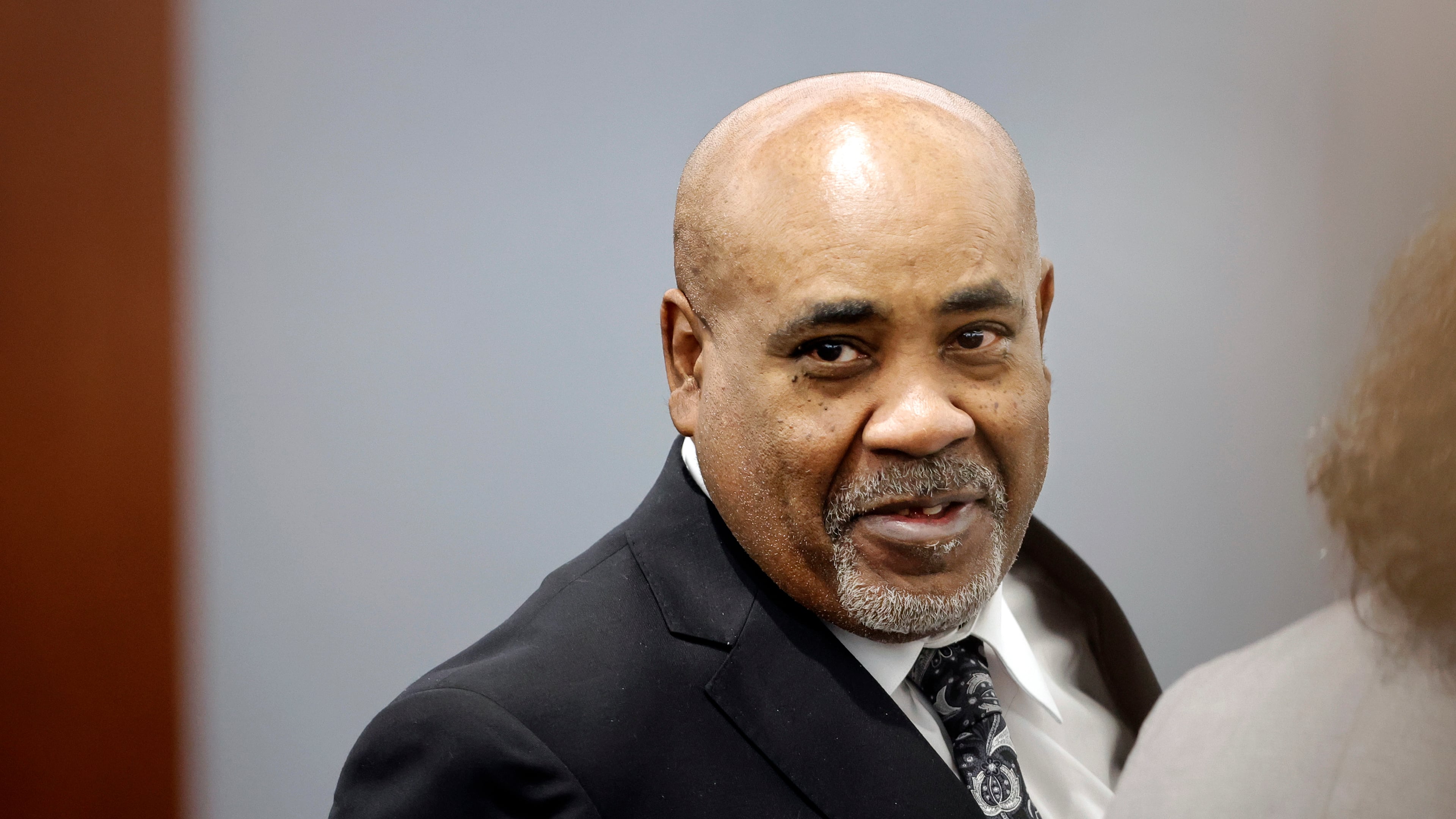 Duane Davis appears in court during his murder trial, related to the 1996 killing of rapper Tupac Shakur, in Clark County District Court at the Regional Justice Center in Las Vegas, Thursday, Aug. 20, 2026. (Steve Marcus/Pool Photo via AP)