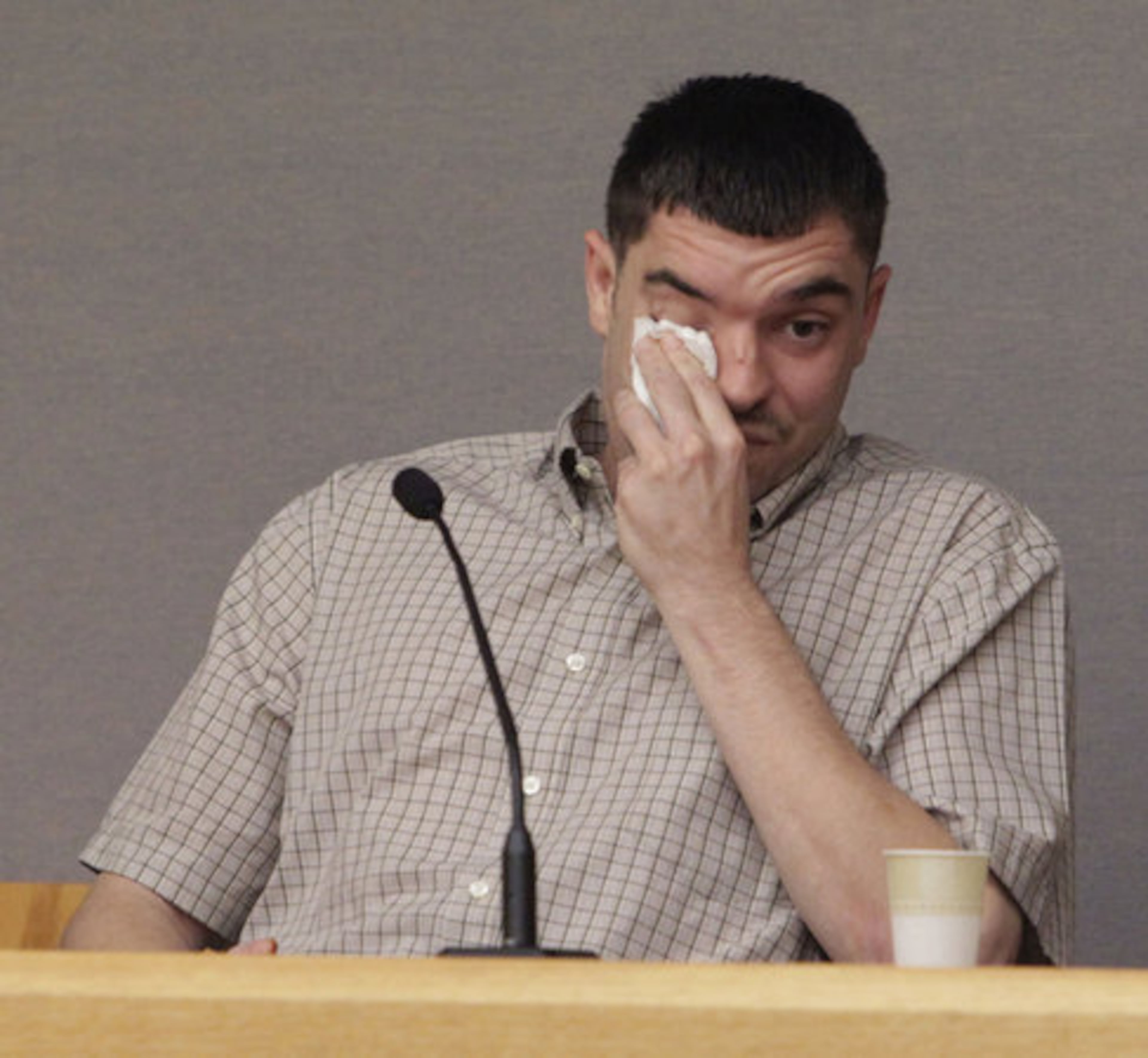 Dunn's defense attorney, Wystan Getz, has asked the jury to find him guilty of the lesser offense of voluntary manslaughter, saying the crime was committed in the heat of passion.