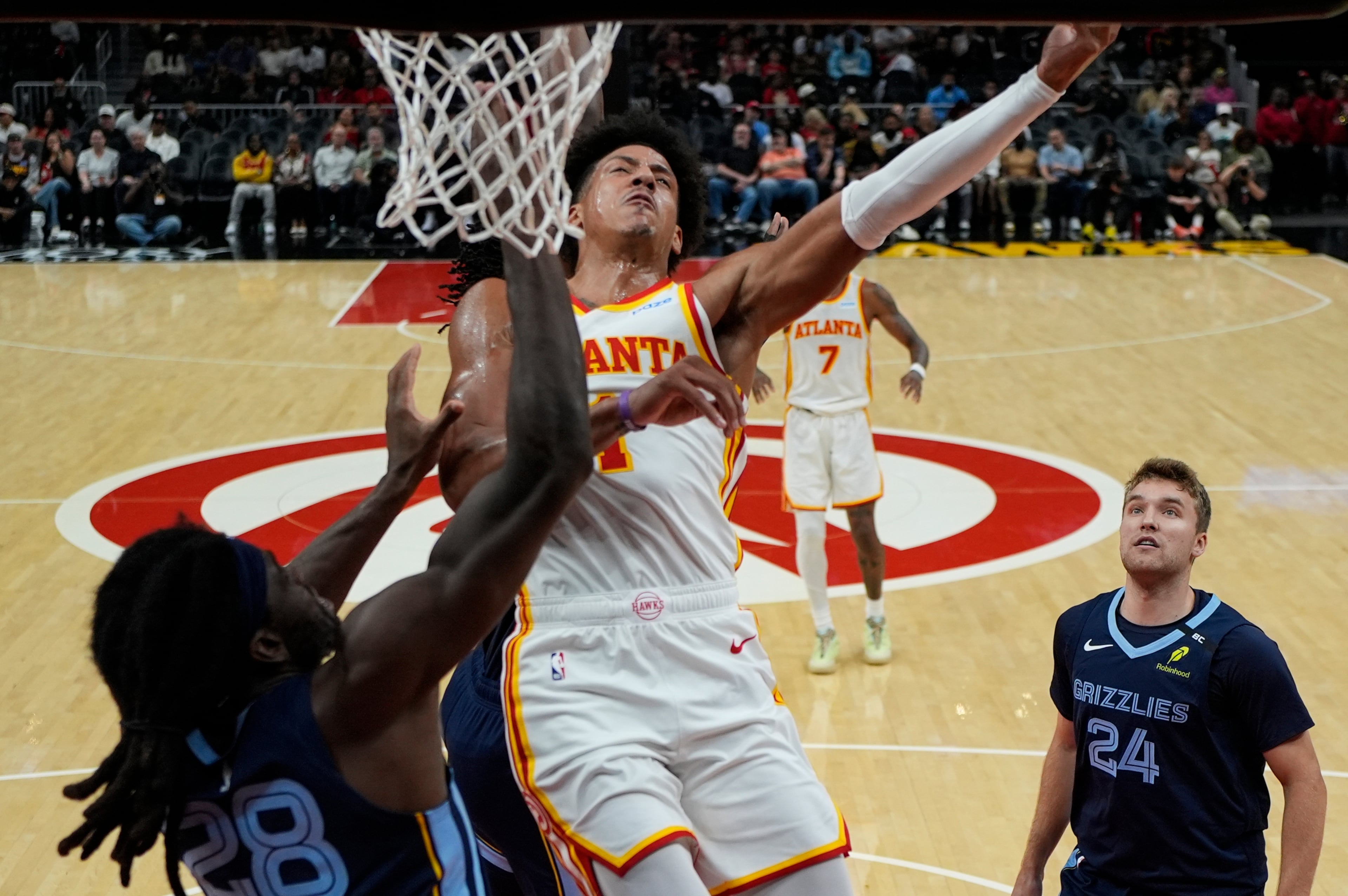 Grizzlies Hawks Basketball
