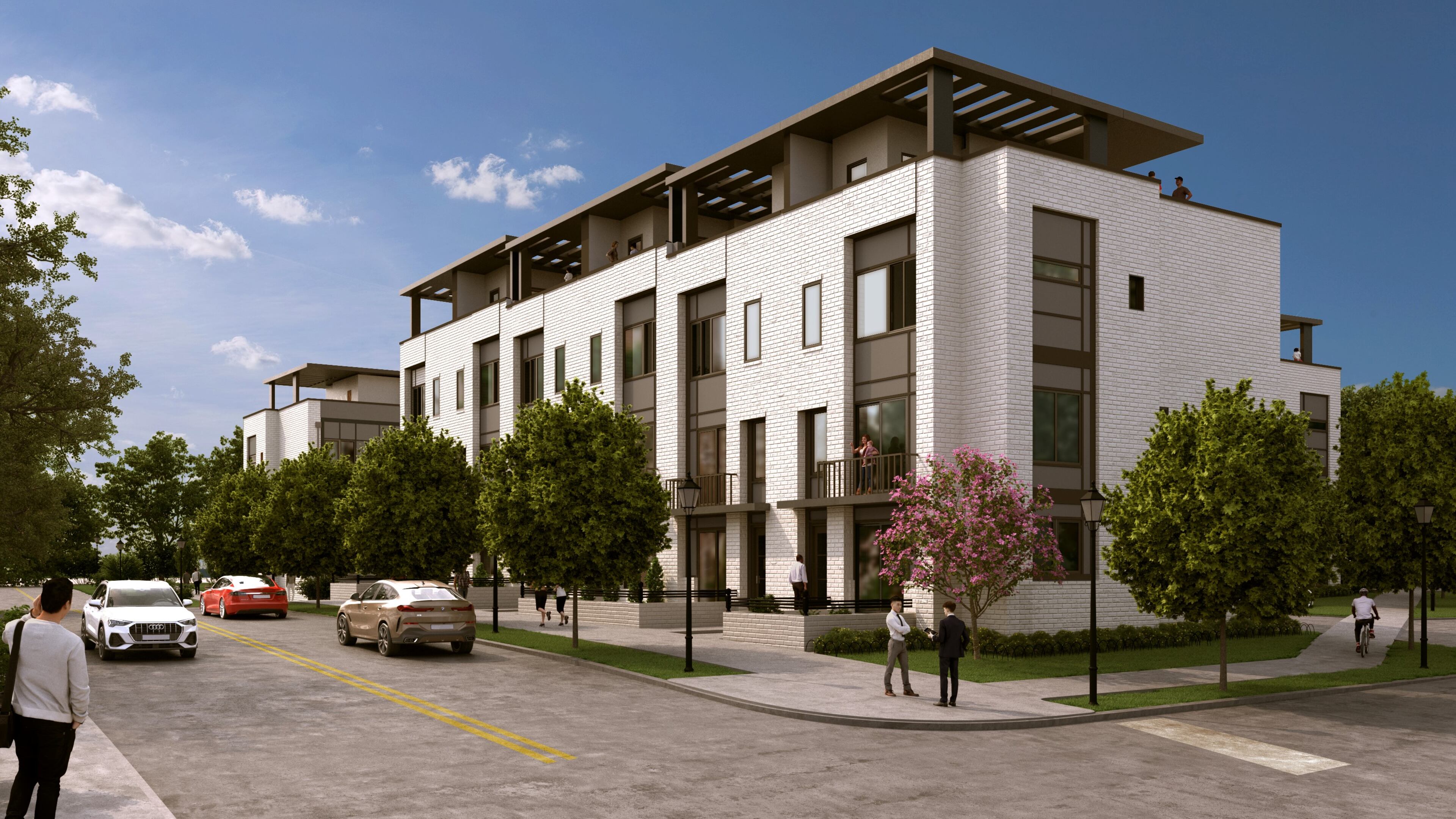 A rendering of 550 North Highland, located near Manuel’s Tavern in Atlanta’s Poncey-Highland neighborhood.