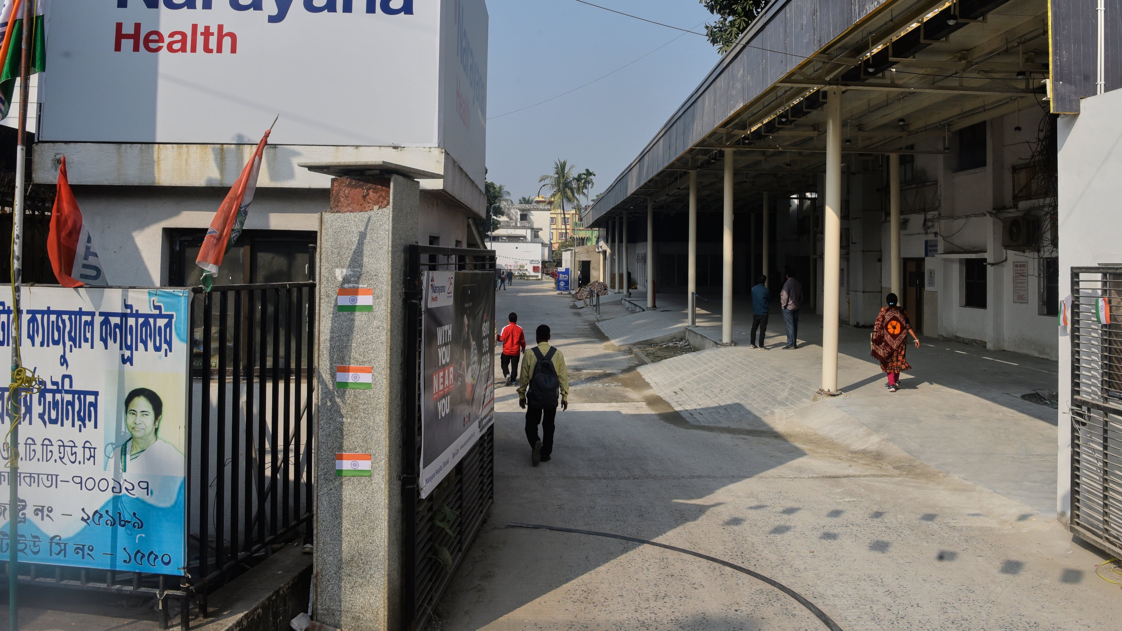 Narayana Multispeciality Hospital where two Nipah cases had been detected since December is seen in Barasat, in the eastern Indian state of West Bengal, Wednesday, Jan. 28, 2026. (AP Photo)
