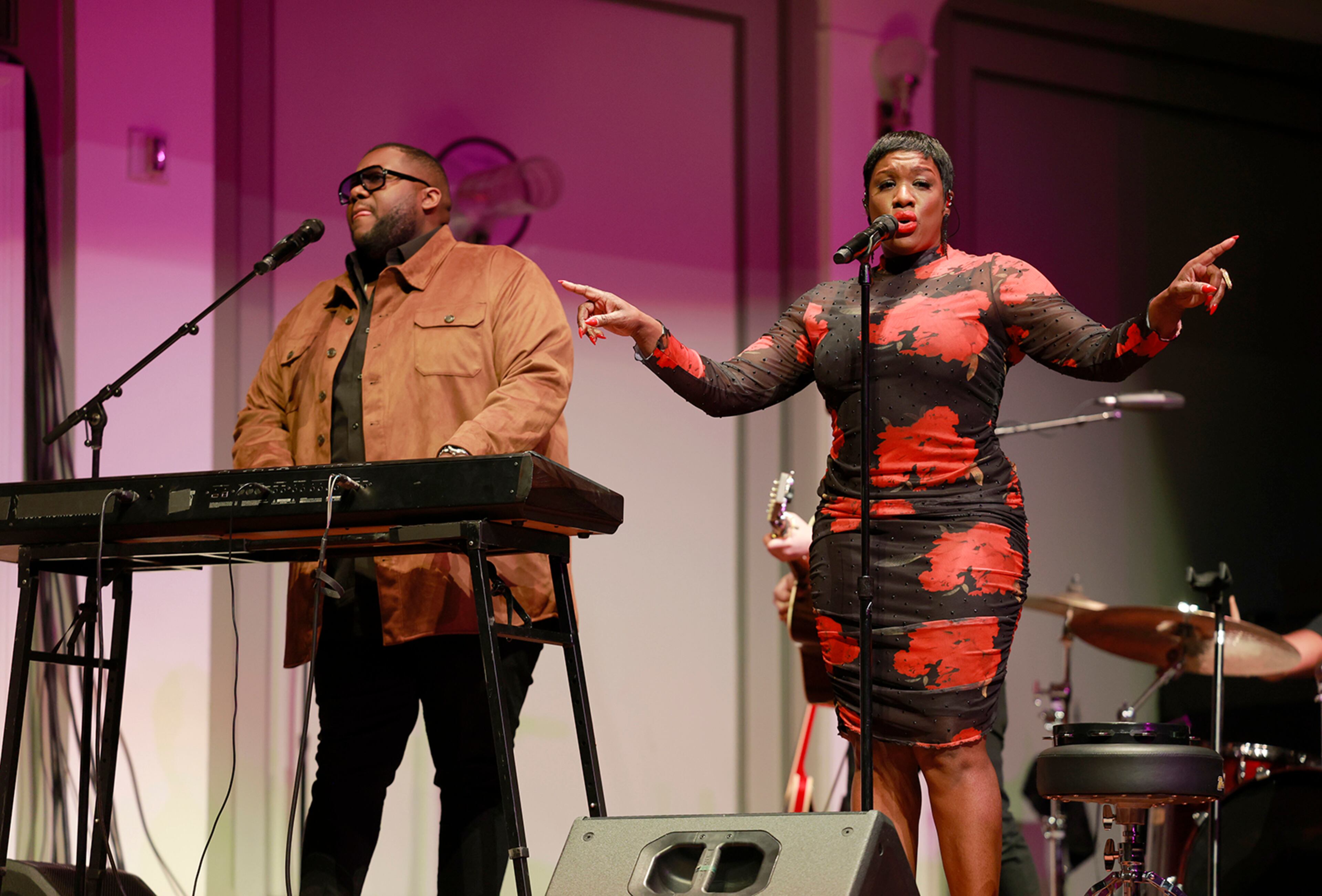 Michael Trotter Jr. and Tanya Trotter of the War and Treaty perform at the 36th Annual Nashville Ballet Ball in 2025. (Jason Kempin/Getty Images/TNS)