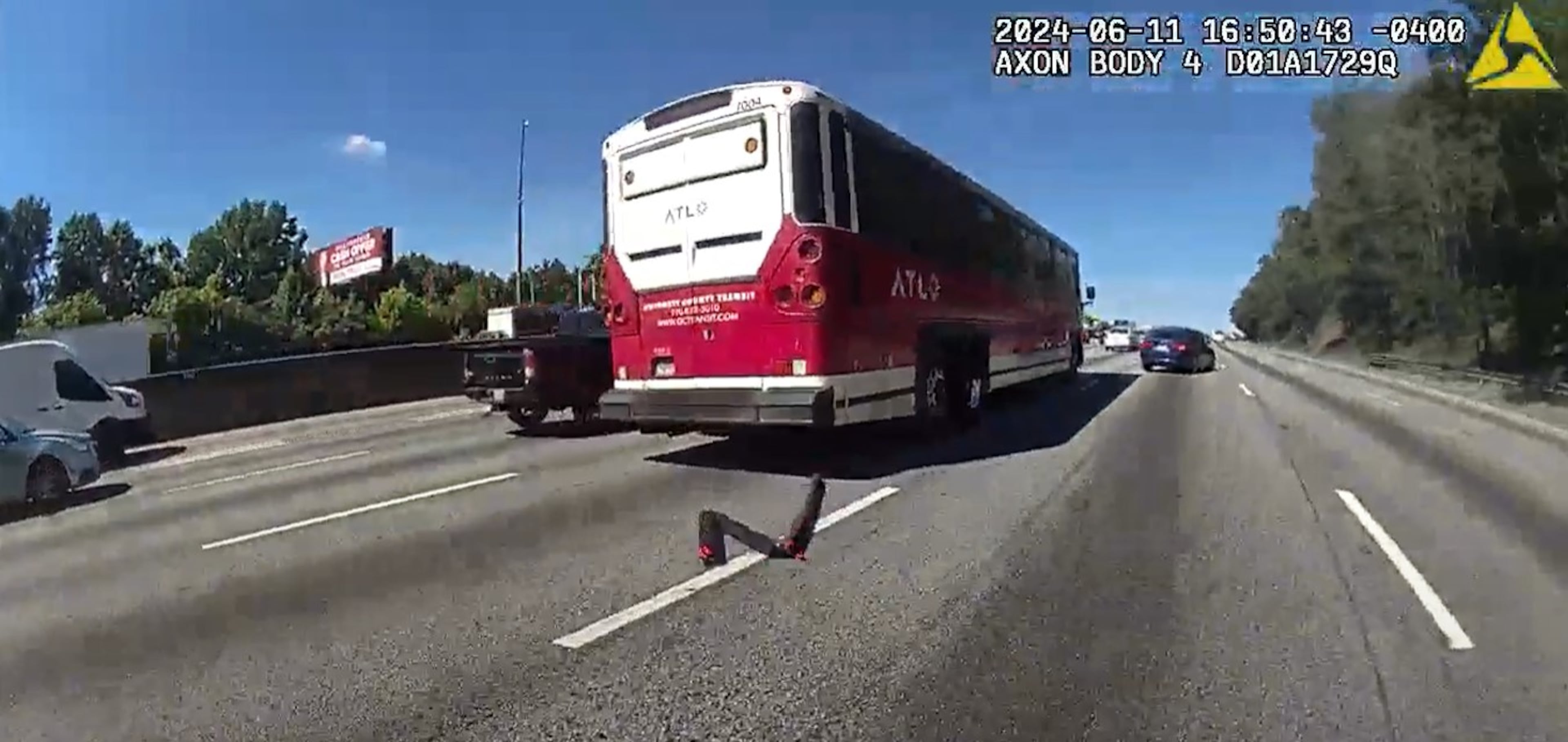 Atlanta police released body camera footage of their efforts to stop a hijacked bus in June 2024.