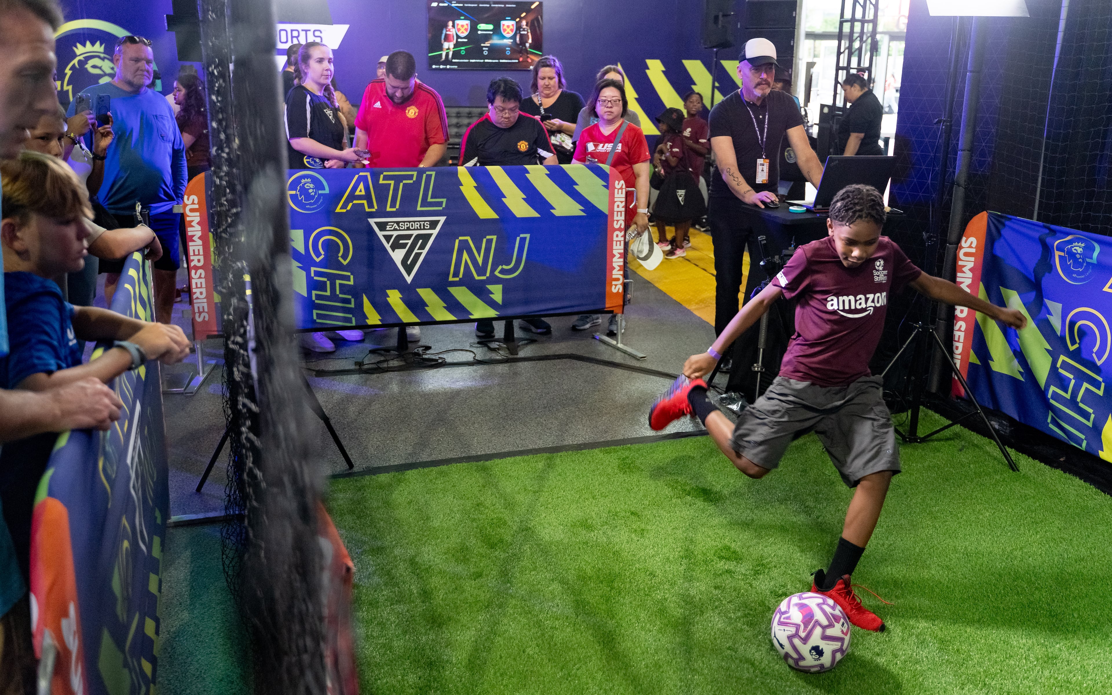 Youngsters enjoyed pre-Premier League festivities, too.