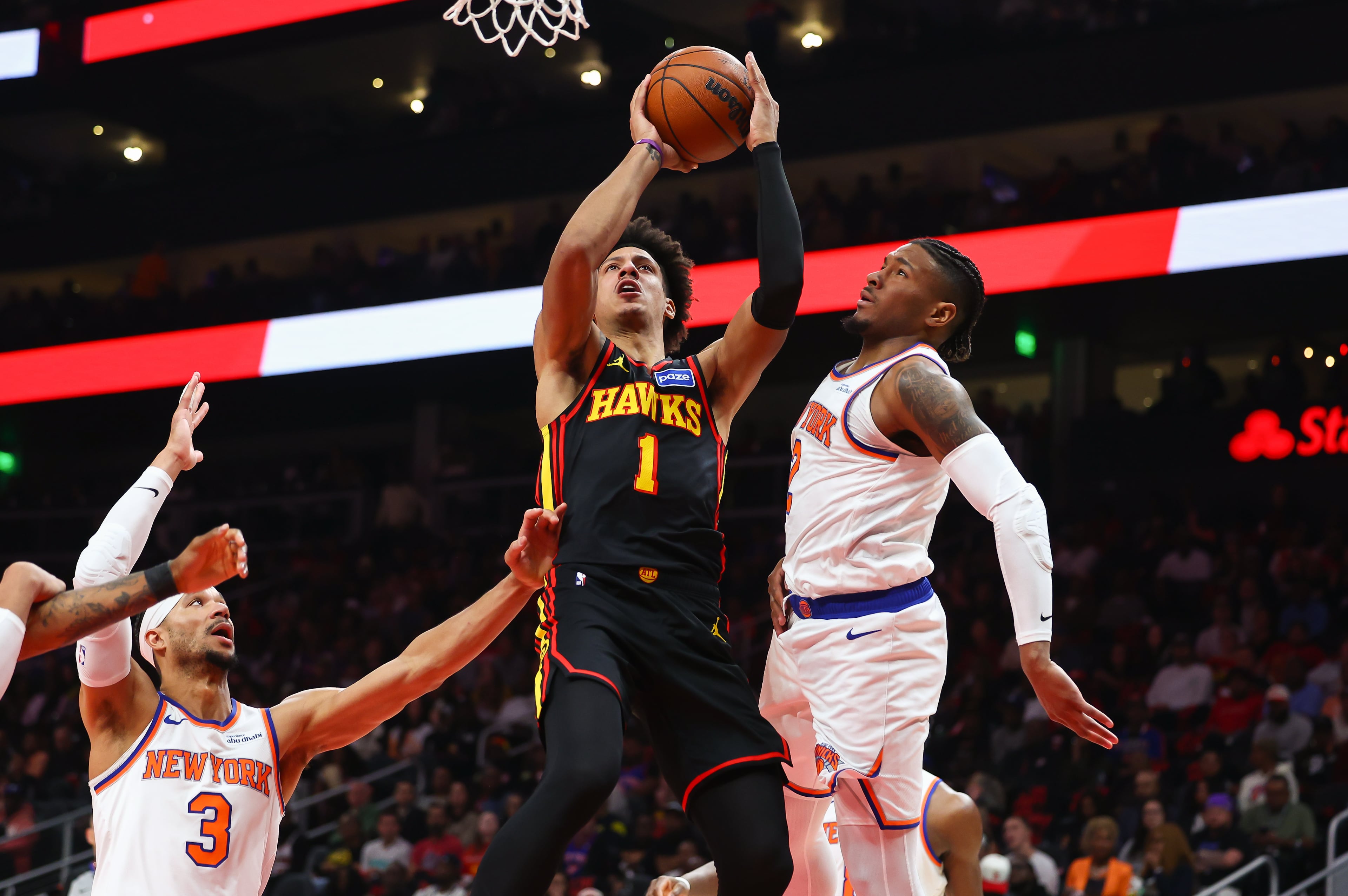 Knicks Hawks Basketball