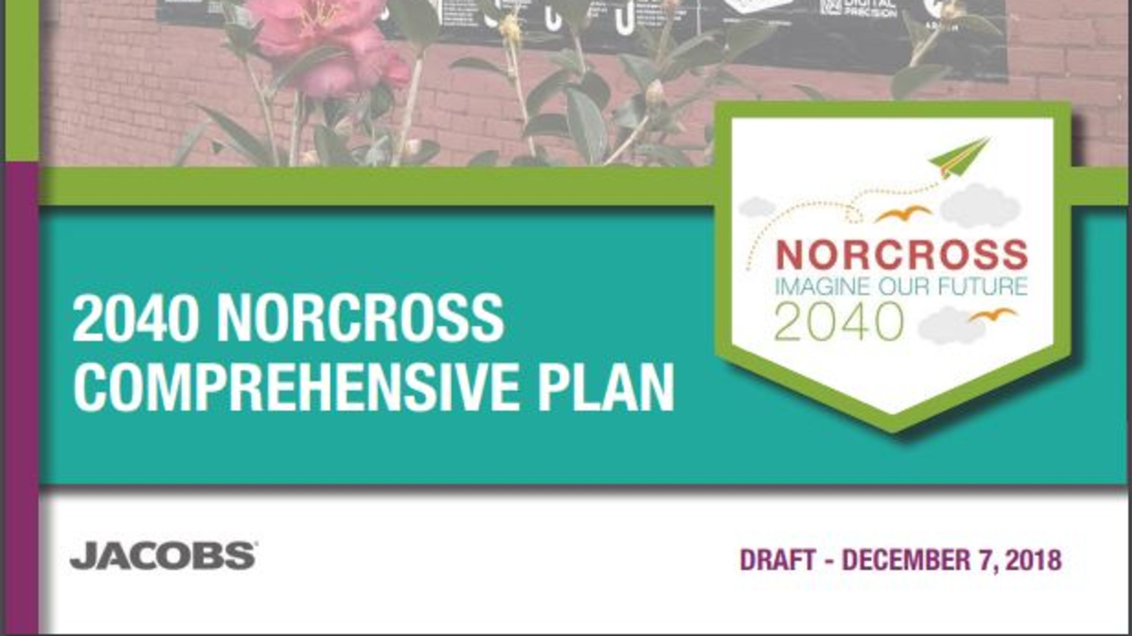 The Norcross 2040 Comprehensive Plan draft available online for review. (Courtesy City of Norcross)